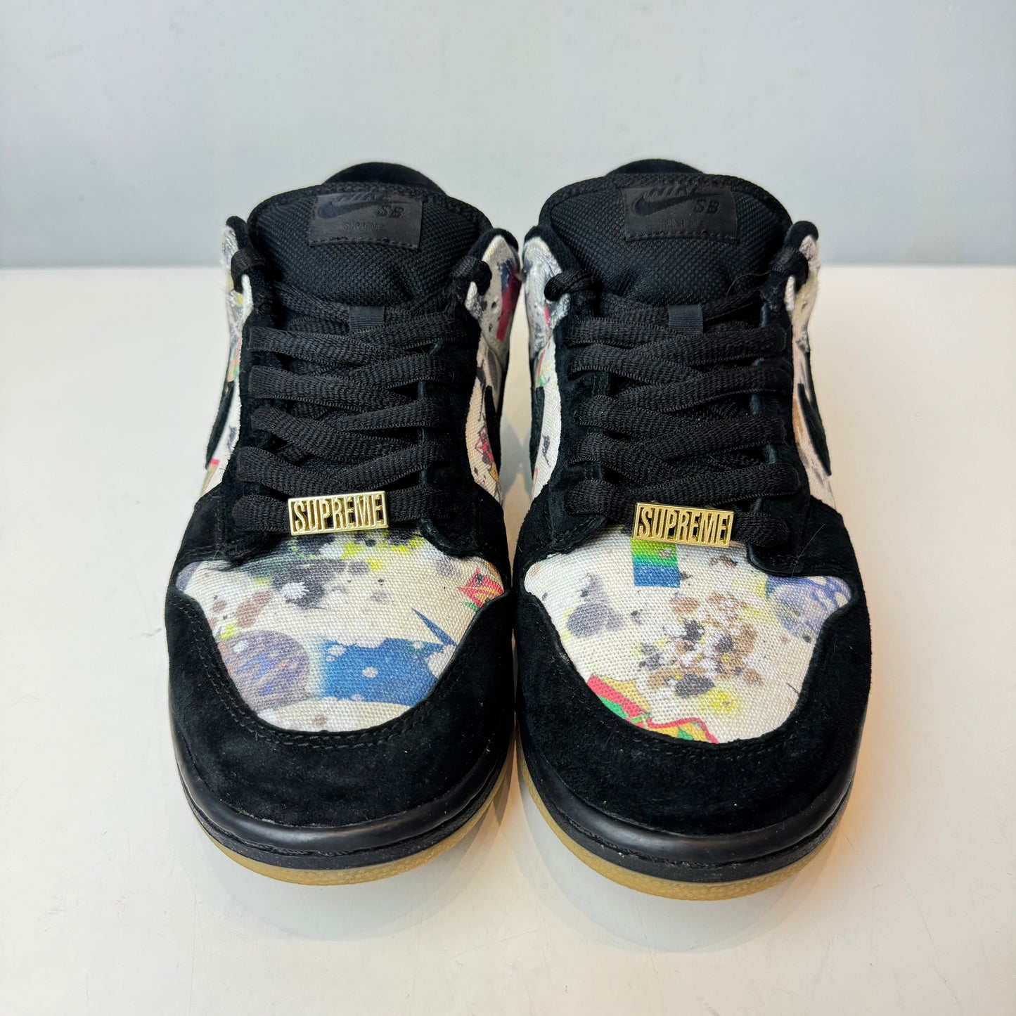 FD8778 001 Nike SB Dunk Low Supreme Rammellzee [USED] - 9.5 M (Used)