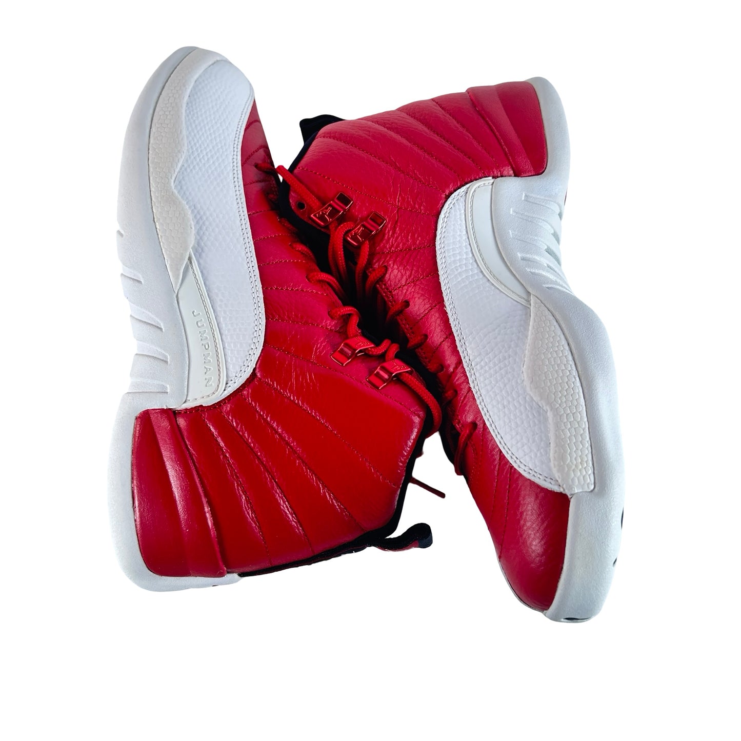 130690 600 Jordan 12 Retro Gym Red - 8.5 M (Yellowing)