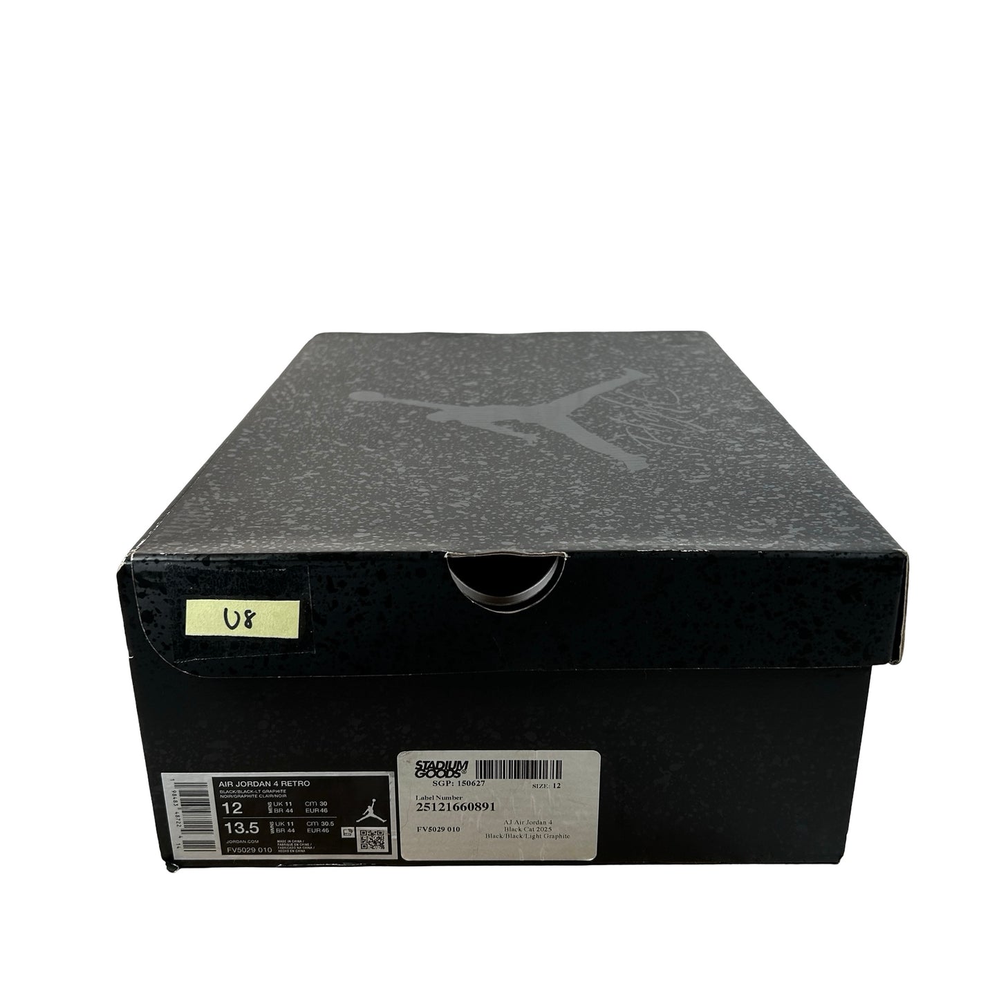 FV5029 010 Jordan 4 Retro Black Cat (2025) [USED] - 12 M (Used8)