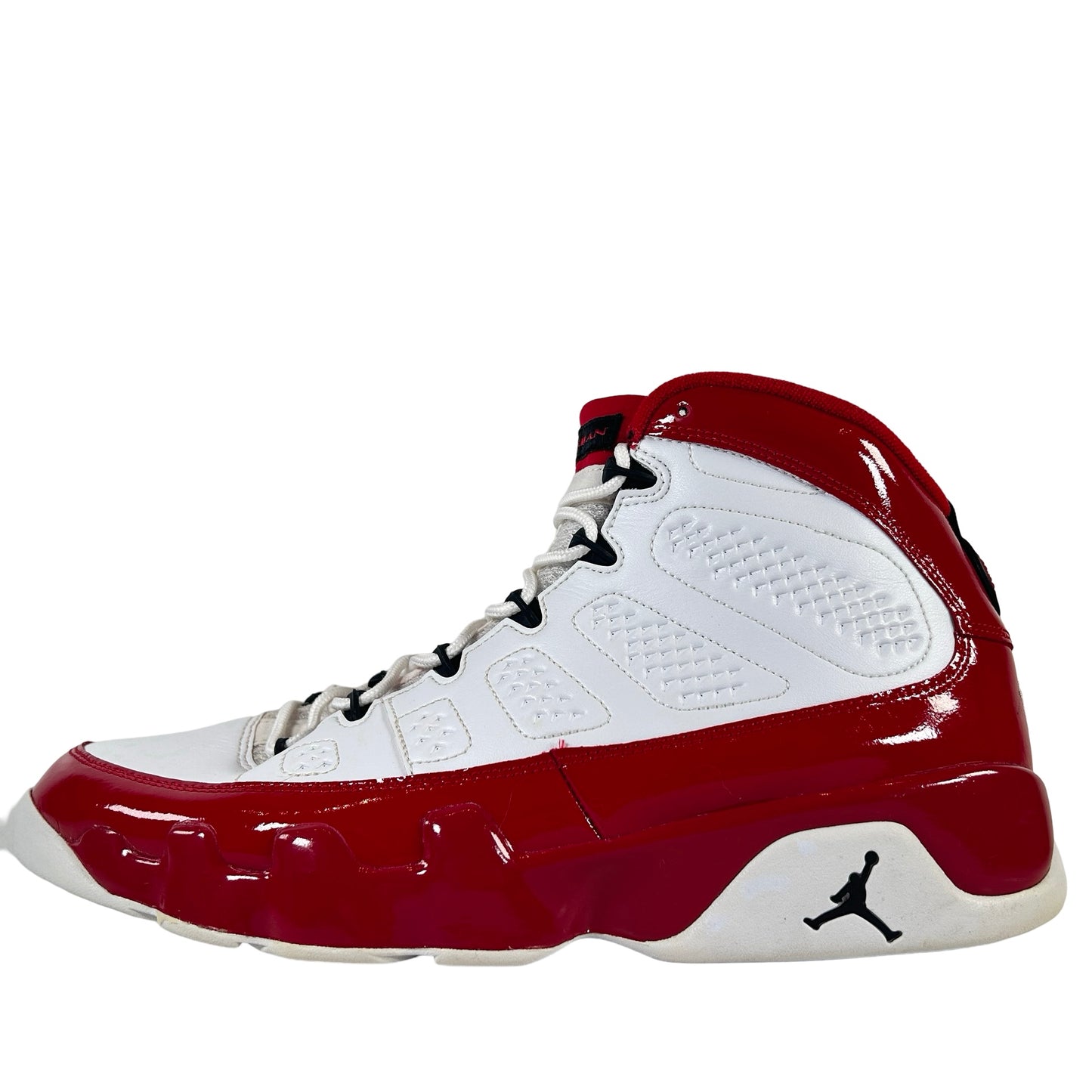 302370 160 Jordan 9 Retro White Gym Red [USED] - 12 M (Used2) (Replace Box2)