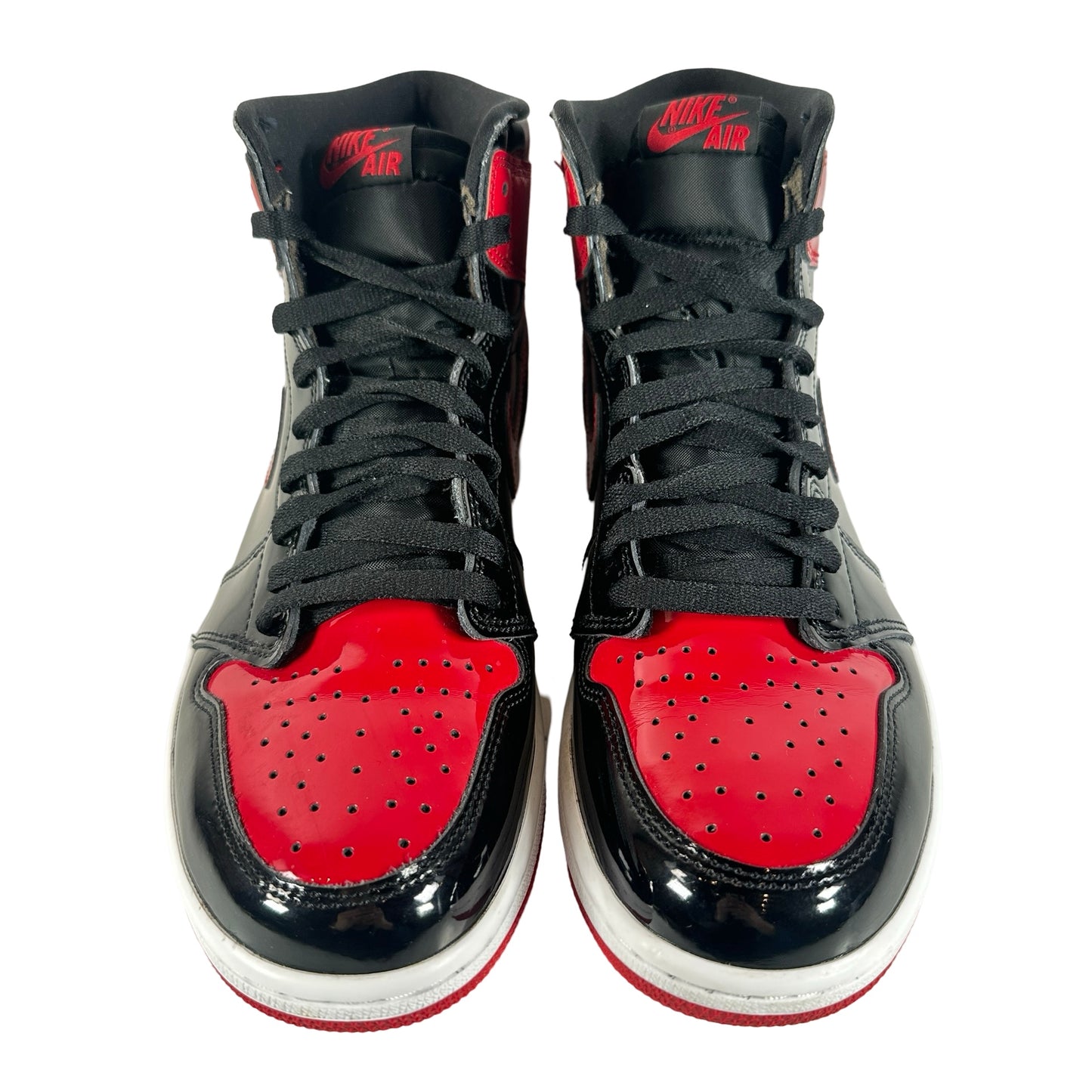 555088 063 Jordan 1 Retro High OG Patent Bred [USED] - 10 M (Used4)