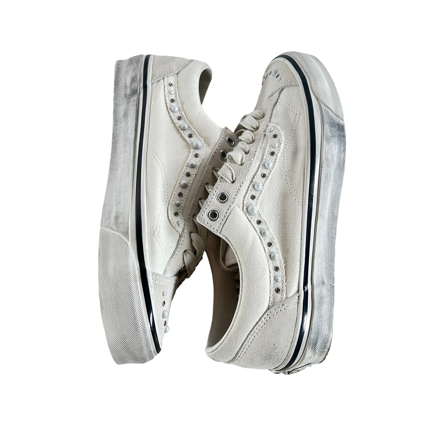 VN000E8VCCZ Vans OTW Old Skool 36 Pearlized Pack Marshmallow [USED] - 9 M (Used)