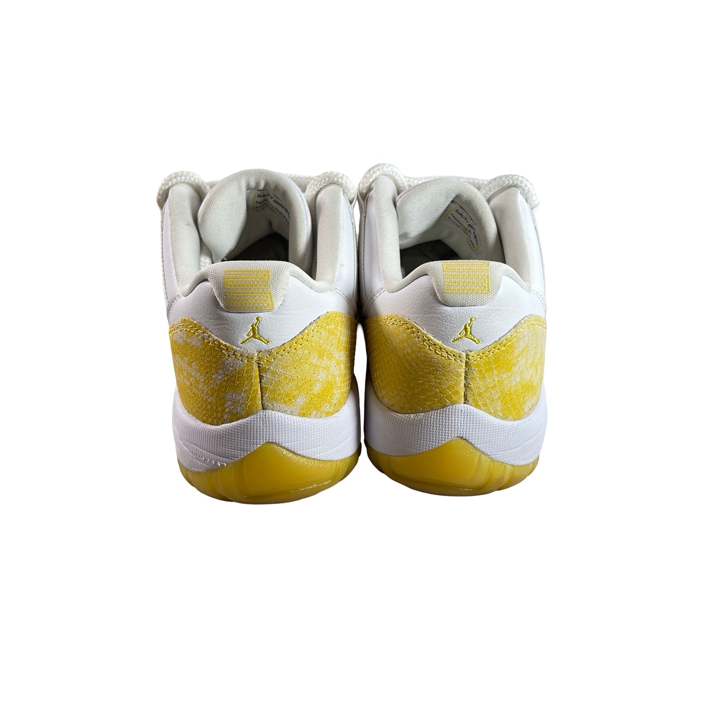 AH7860 107 Jordan 11 Retro Low Yellow Snakeskin (Women's) [USED] - 10 W (Used)