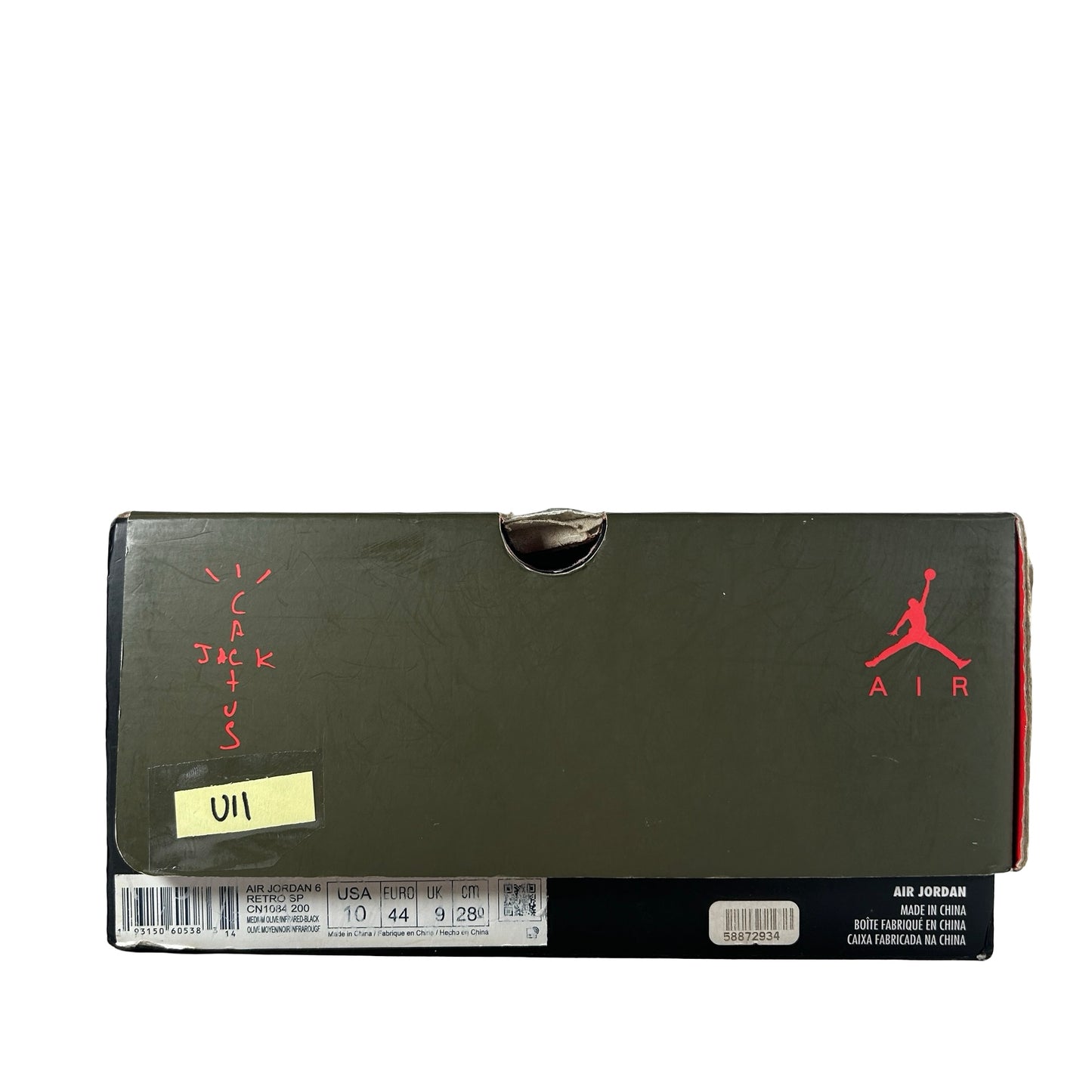 CN1084 200 Jordan 6 Retro Travis Scott [USED] - 10 M (Used11)