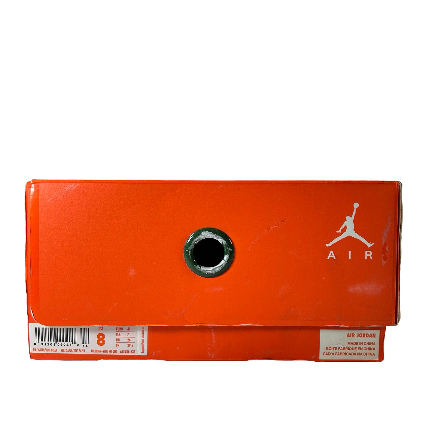 AJ5986 335 Jordan 6 Retro Gatorade Green [USED] - 8 M (Used)