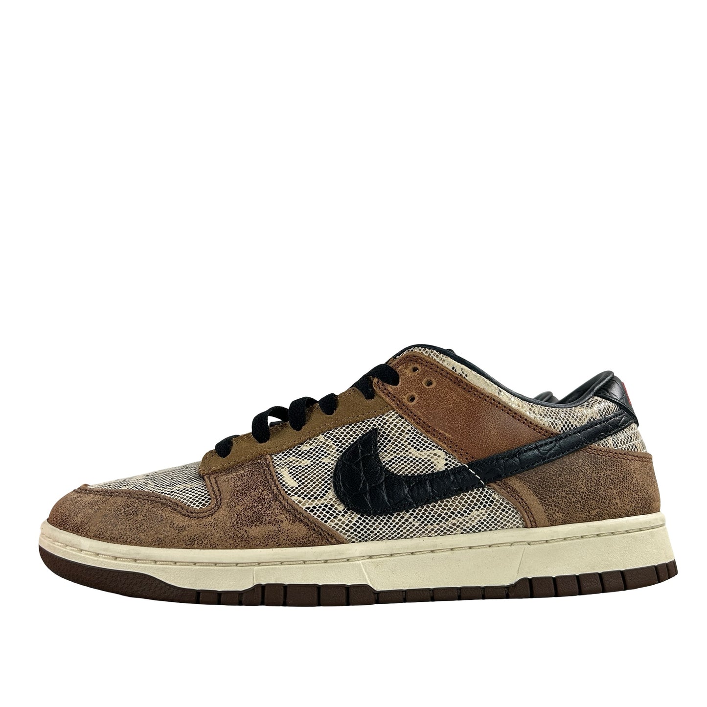 FJ5434 120 Nike Dunk Low Premium CO.JP Brown Snakeskin [USED] - 10 M (Used)