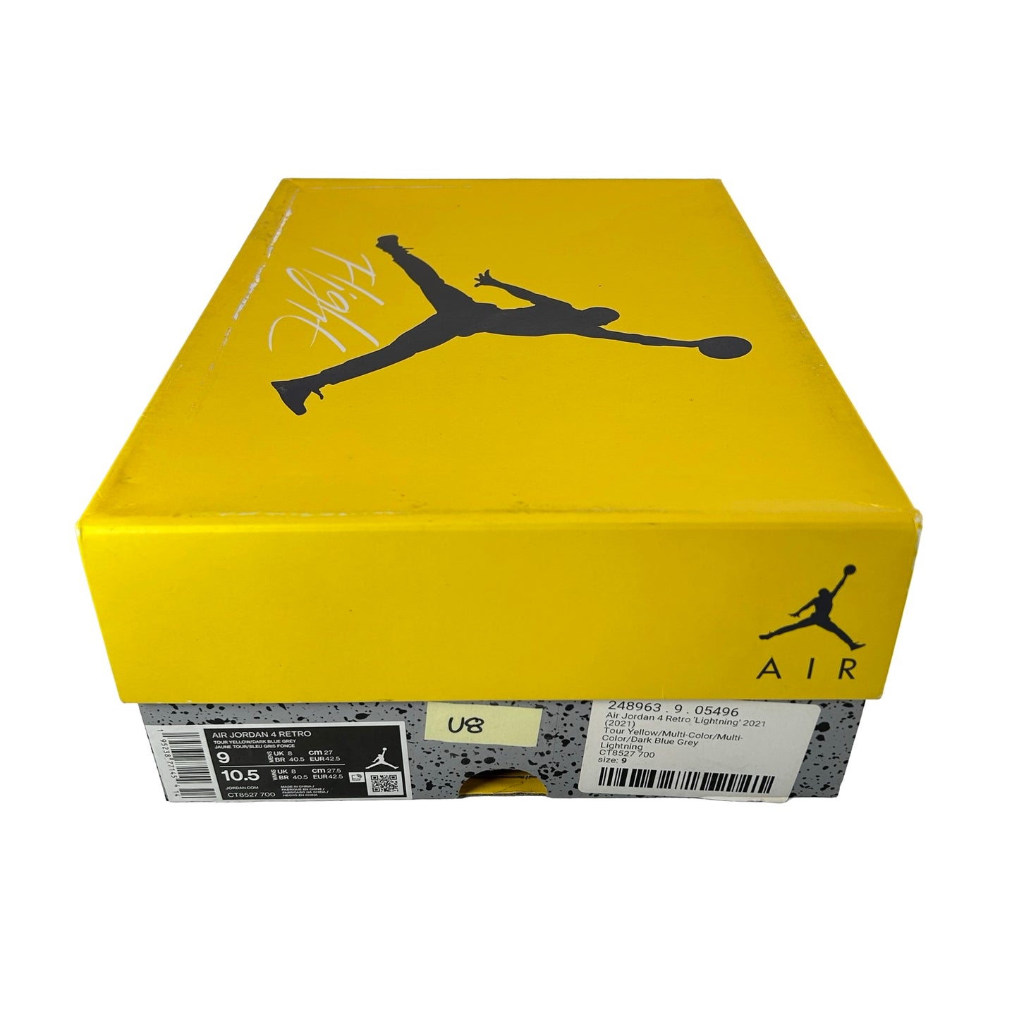 CT8527 700 Jordan 4 Retro Lightning (2021) [USED] - 9 M (Used8)