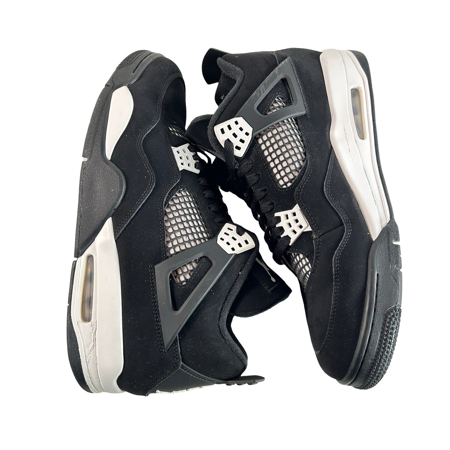 FQ8138 001 Air Jordan 4 Retro White Thunder [USED] - 12 M (Used7)