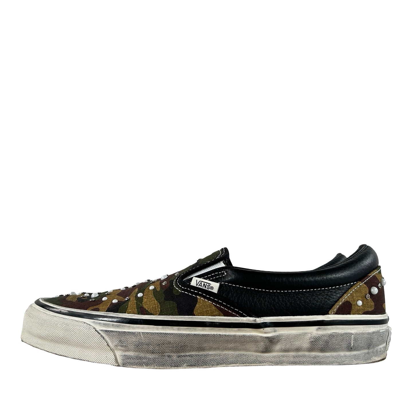 VN000D9PCAK Vans LX Classic Slip-On 98 Pearlized Pack Camo Black [USED] - 11 M (Used)