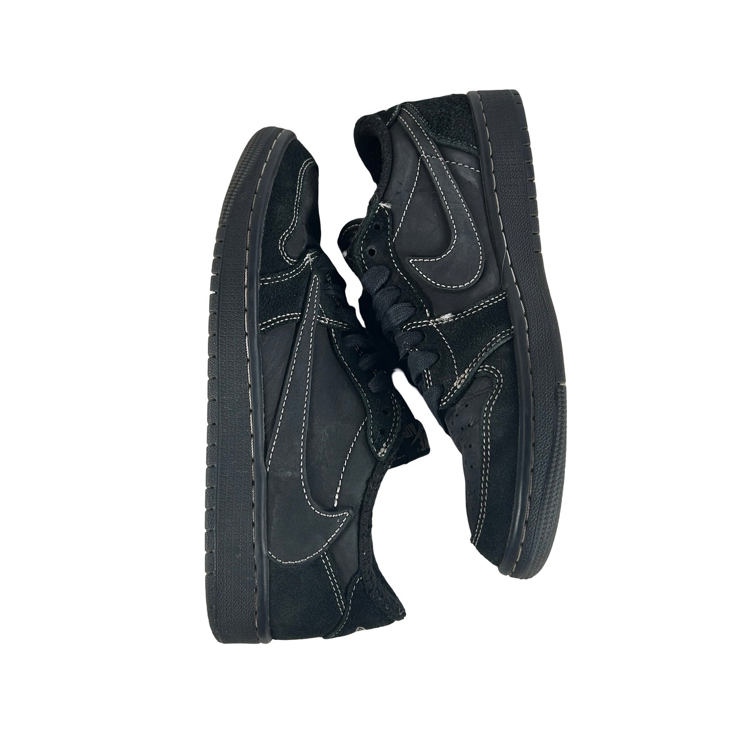 DM7866 001 Jordan 1 Retro Low OG Travis Scott Black Phantom [USED] - 6 M (Used) (No Box)