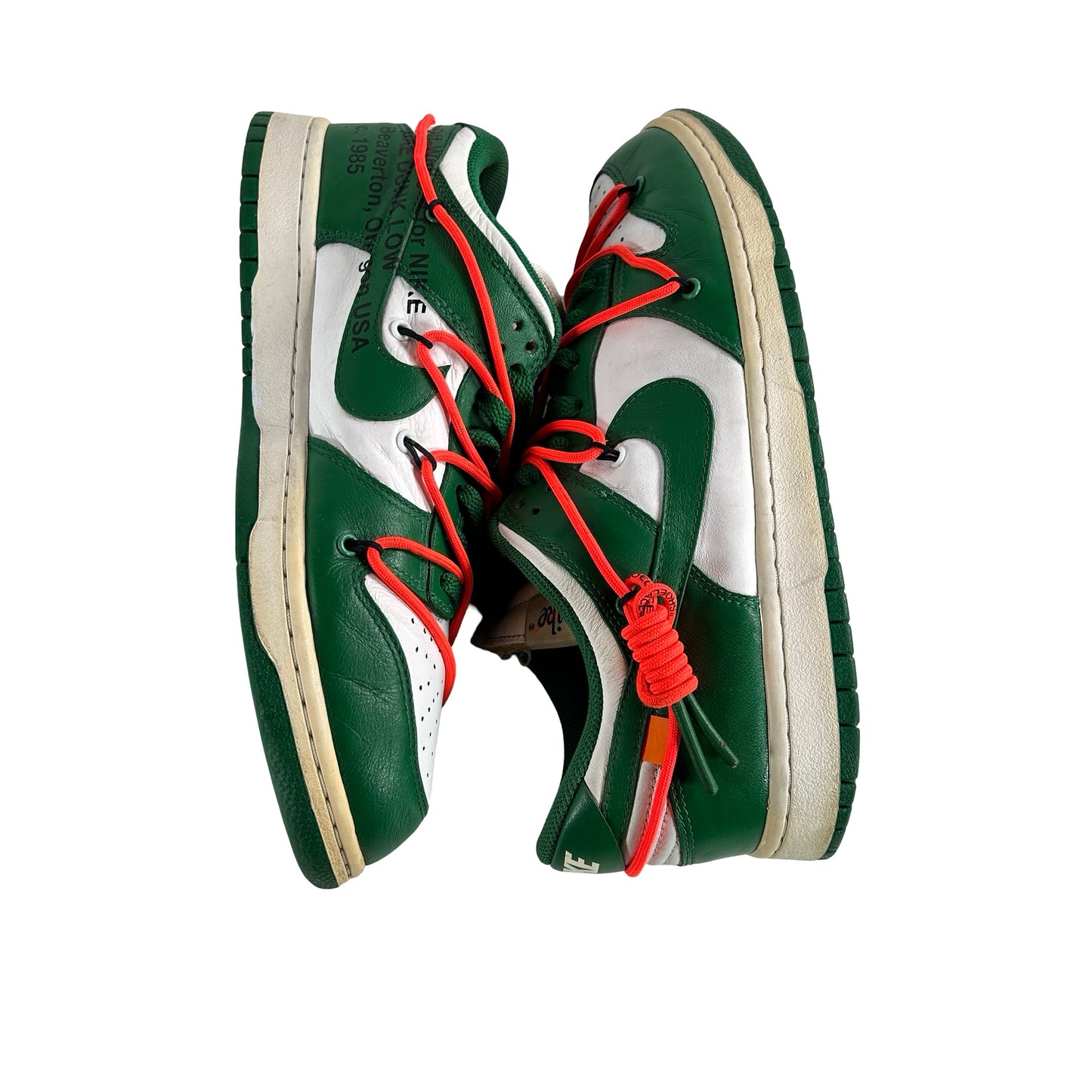 CT0856 100 Nike Dunk Low Off-White Green [USED] - 11 M (Used) (No Box)