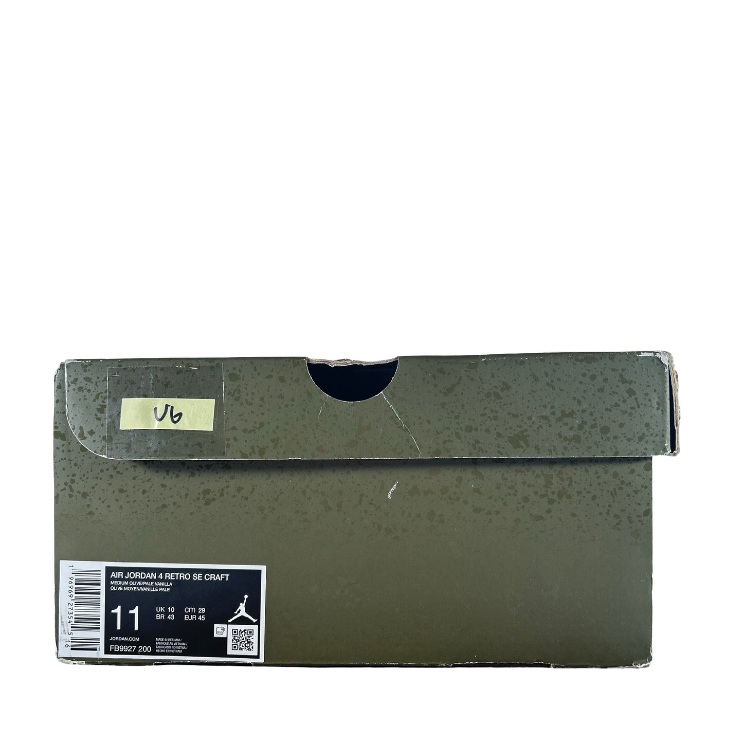 FB9927 200 Air Jordan 4 Craft Medium Olive [USED] - 11 M (Used6)