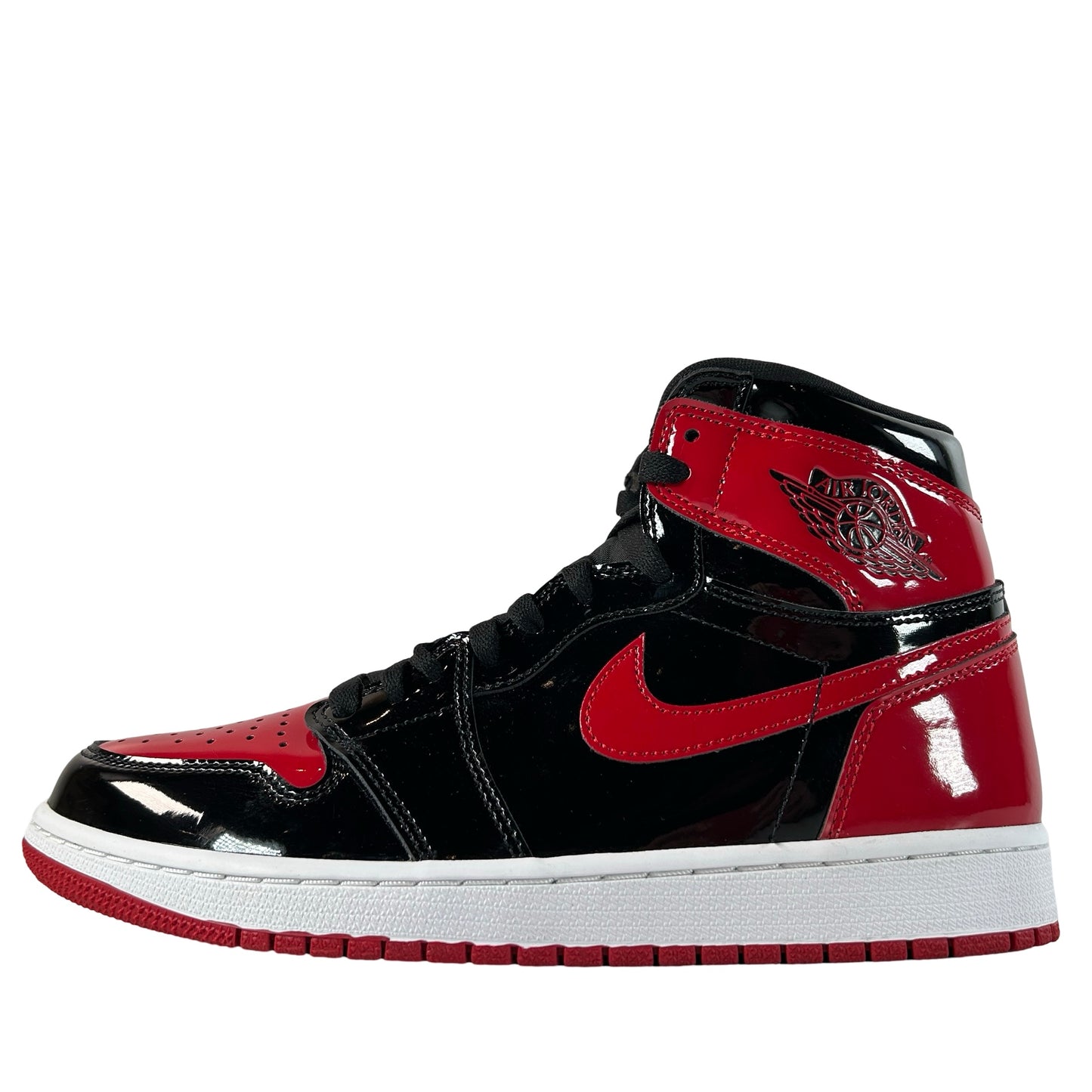 555088 063 Jordan 1 Retro High OG Patent Bred [USED] - 9 M (VNDS)