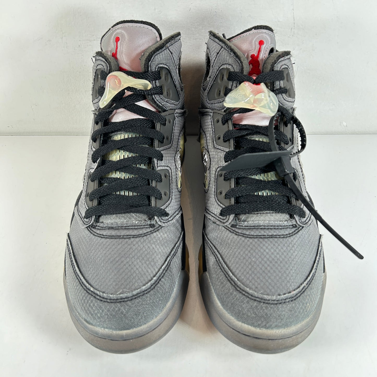 CT8480 001 Jordan 5 Off-White Black [USED] - 10 M (Used) (No Box) (Cut Holes)