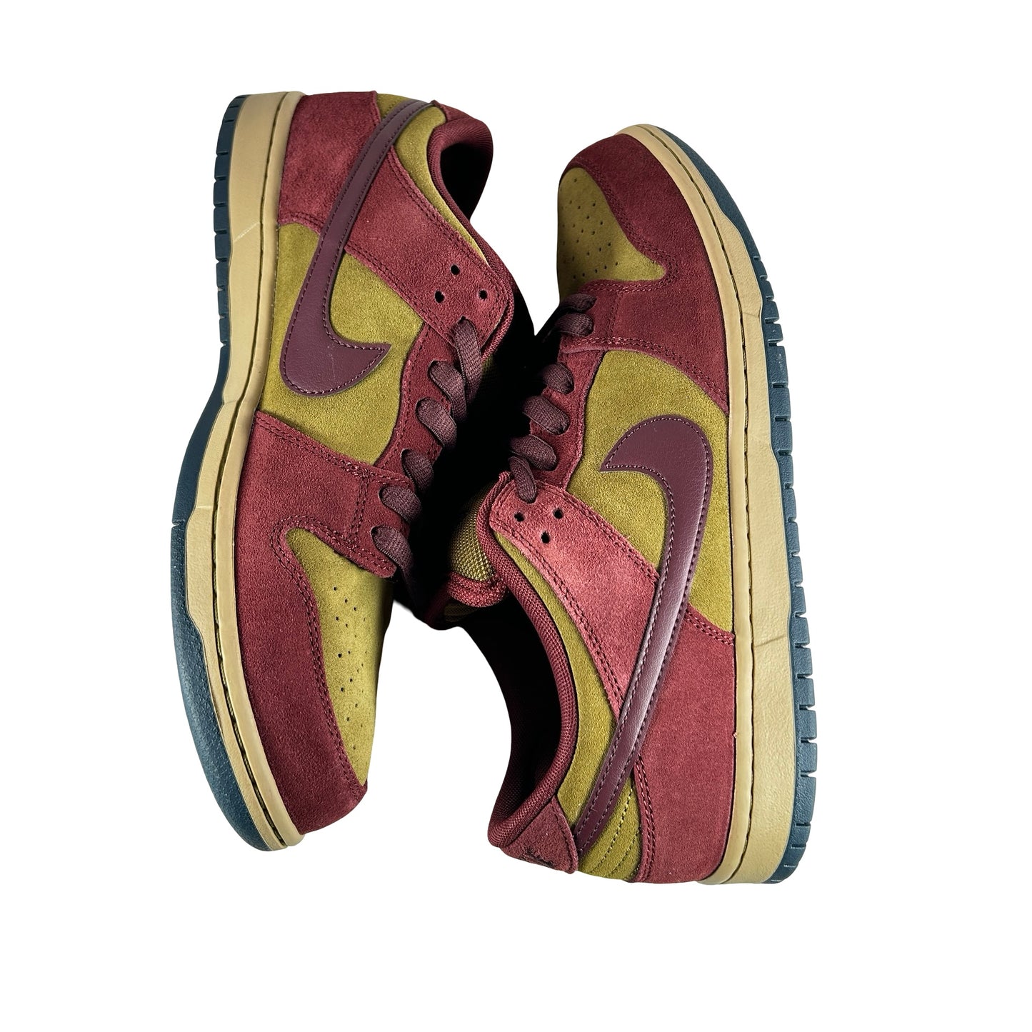 HQ1625 600 Nike SB Dunk Low Dark Team Red Olive Flak [USED] - 11 M (Used)