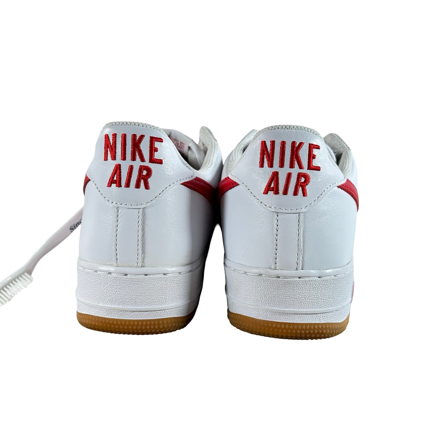 DJ3911 102 Nike Air Force 1 '07 Low Color of the Month University Red Gum [USED] - 13 M (Used)