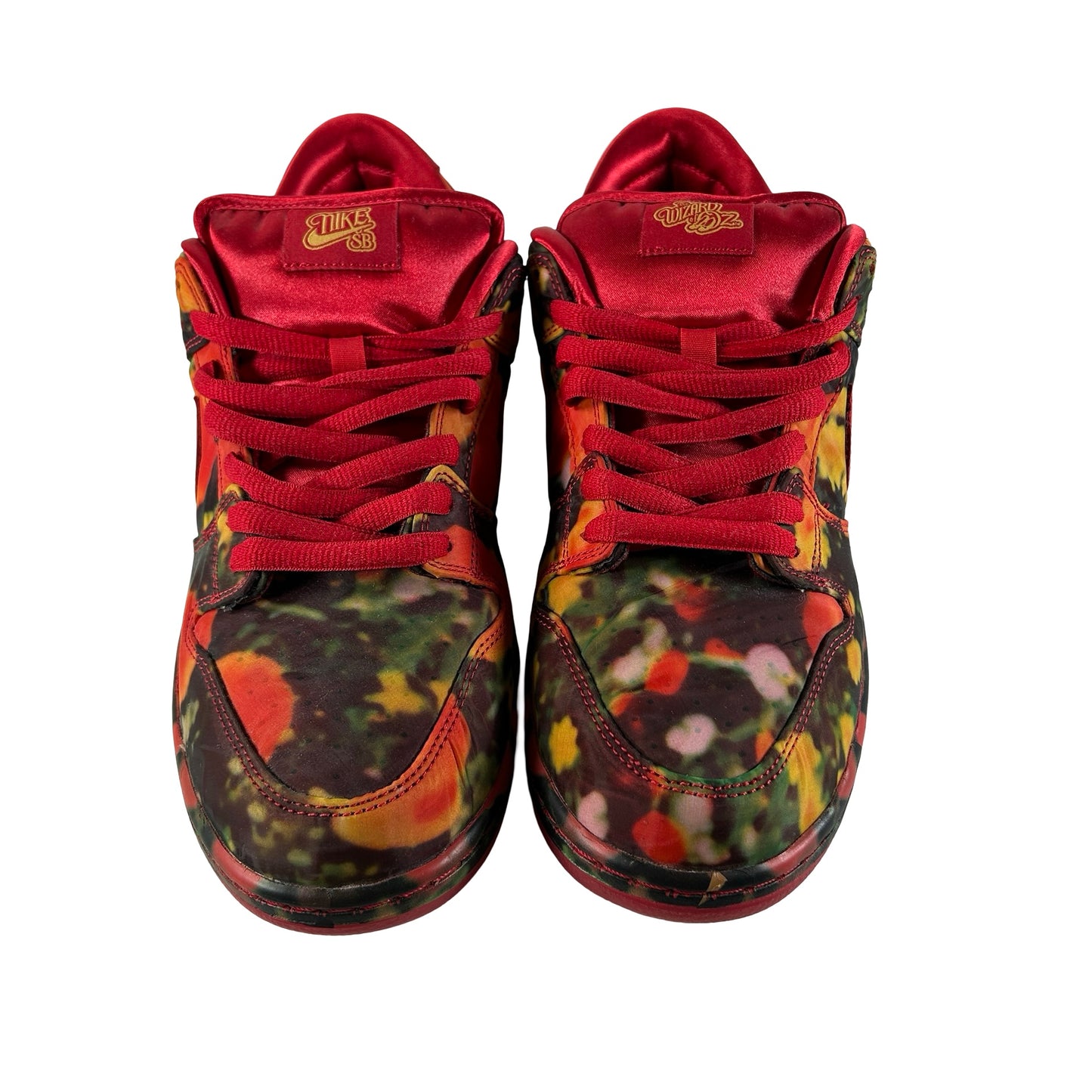 FZ1291 600 Nike SB Dunk Low The Wizard of Oz Poppy Field [USED] - 11 M (Used)