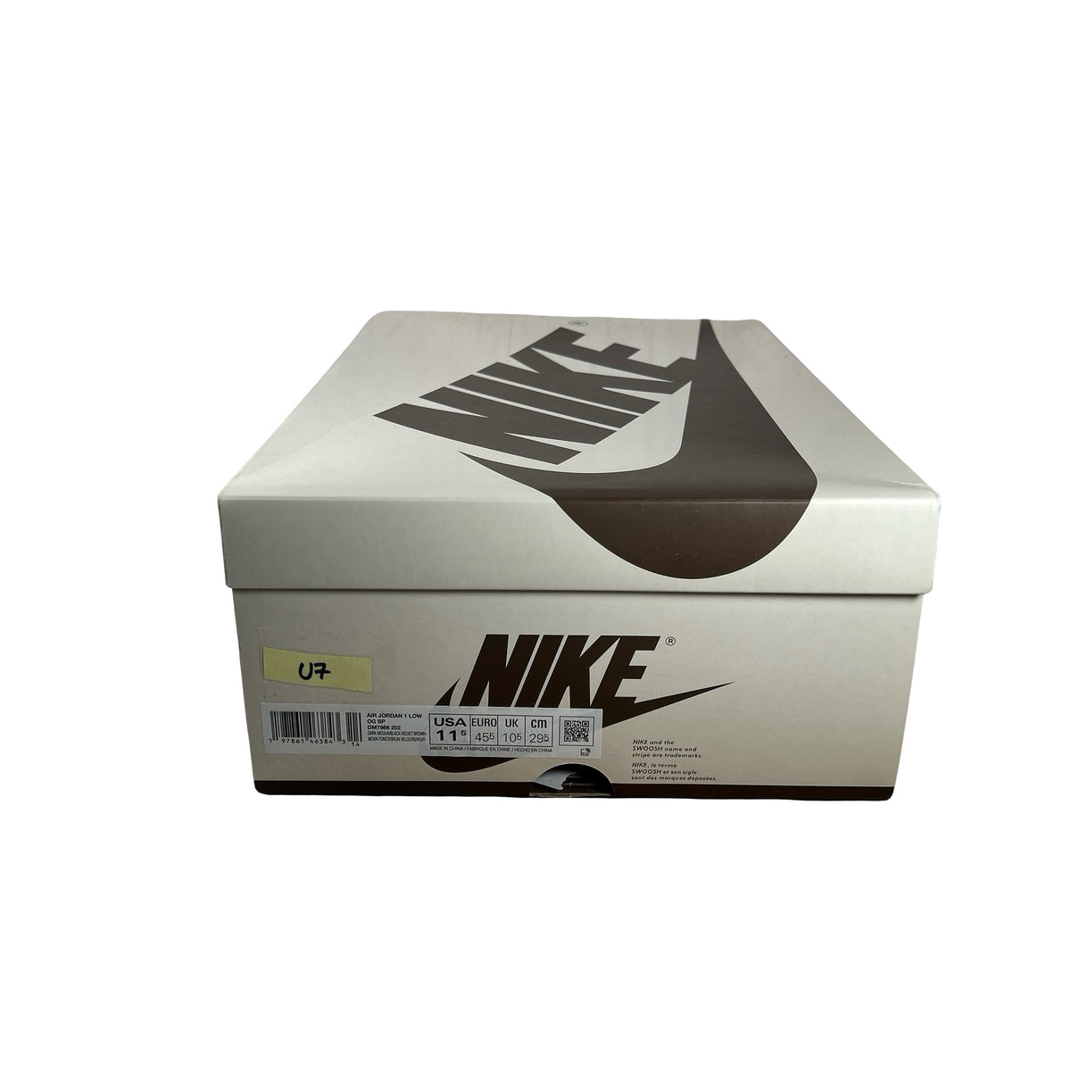 DM7866 202 Jordan 1 Retro Low OG SP Travis Scott Velvet Brown [USED] - 11.5 M (Used7)