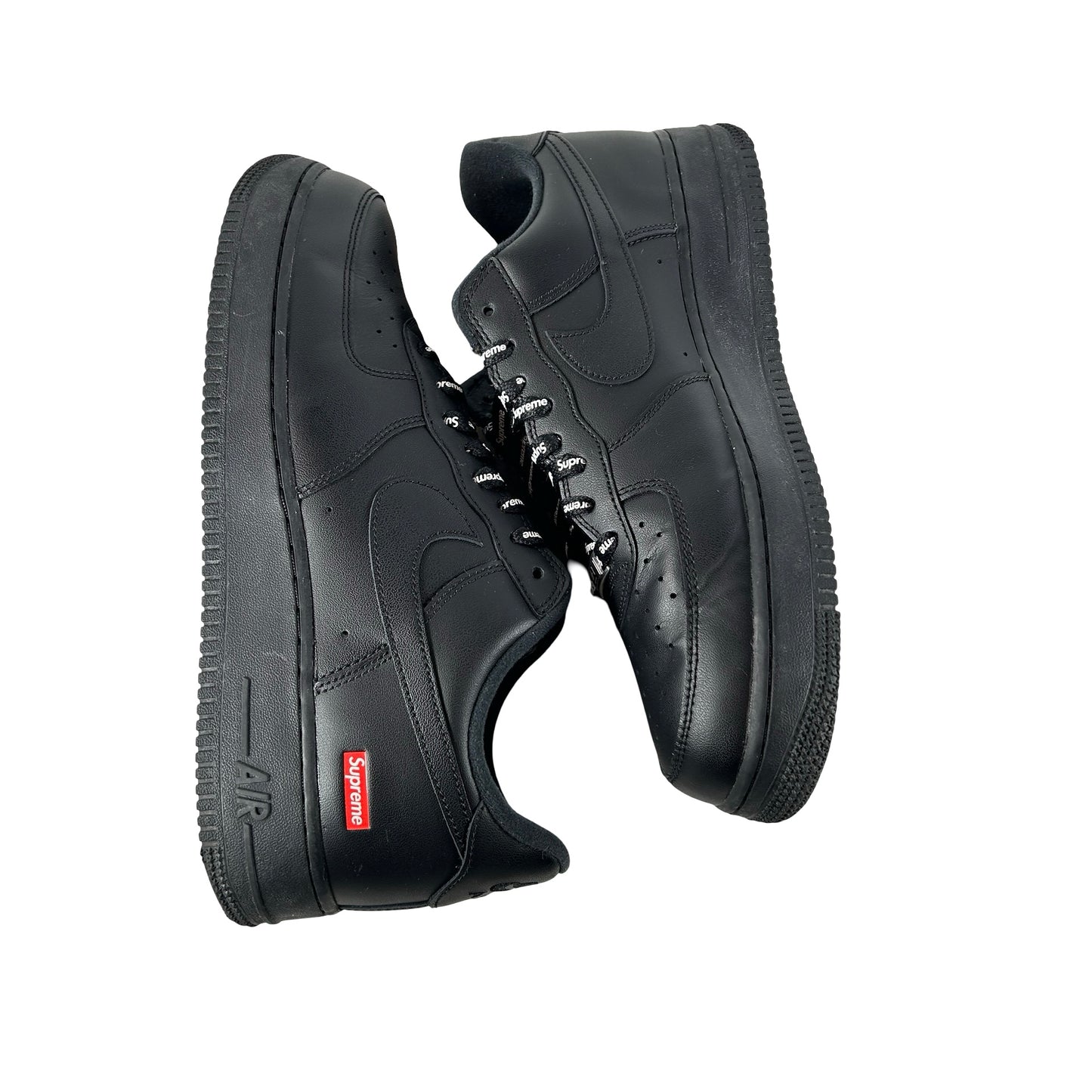 CU9225 001 Air Force 1 Low Supreme Black [USED] - 11 M (Used) (No Box)