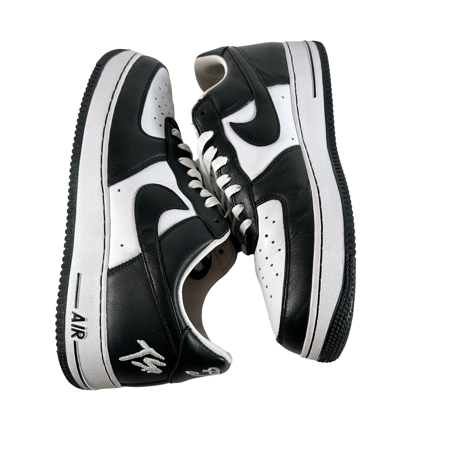 FJ5756 100 Nike Air Force 1 Low Terror Squad Blackout [USED] - 11 M (Used) (No Box) (No Insoles)