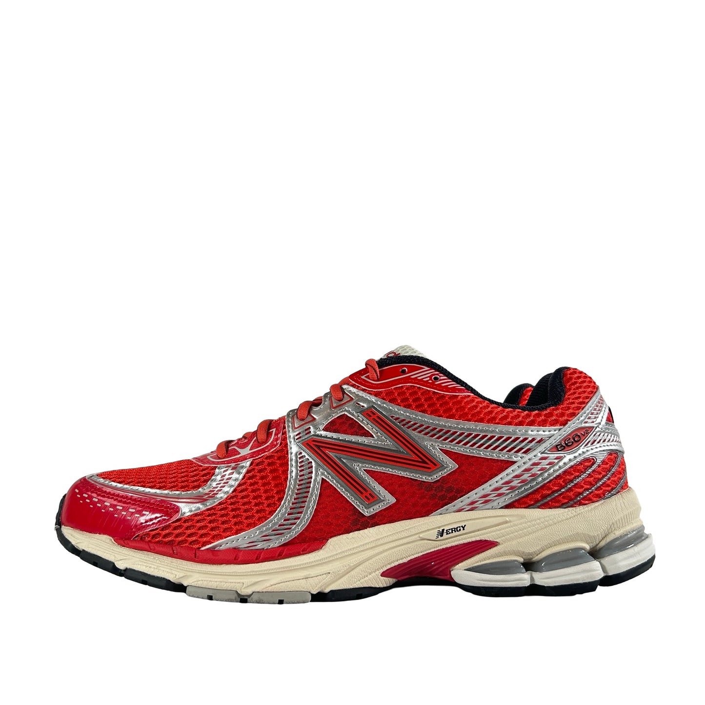 ML860DD2 New Balance 860v2 Aimé Leon Dore Red Grey [USED] - 10 M (Used) (No Box)