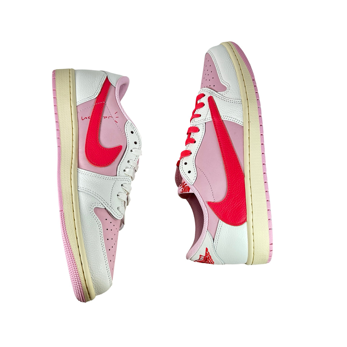 IQ7604 101 Jordan 1 Retro Low OG SP Travis Scott Sail Tropical Pink [USED] - 11 M (Used3)