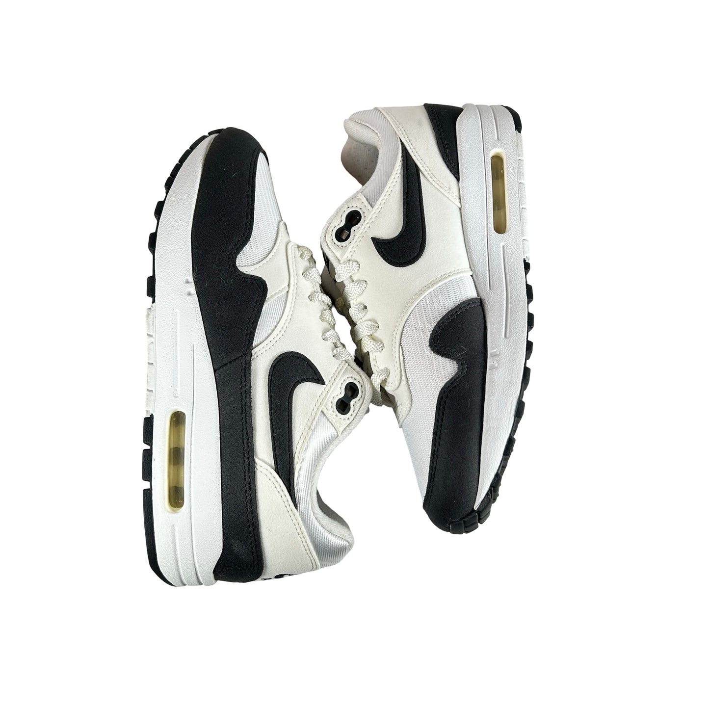 DZ2628 102 Nike Air Max 1 White Black Neutral Grey (Women's) [USED] - 7 W (Used)