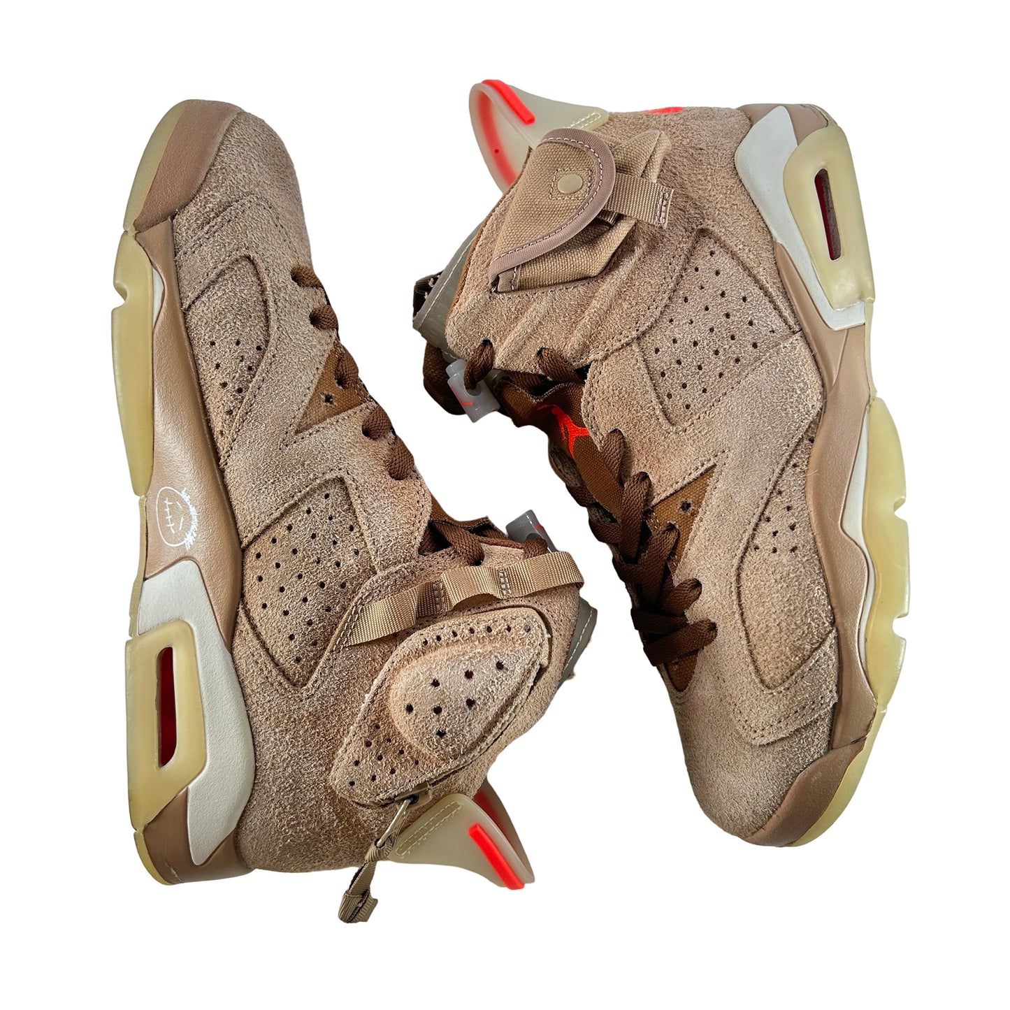 DH0690 200 Jordan 6 Retro Travis Scott British Khaki [USED] - 8 M (Used)