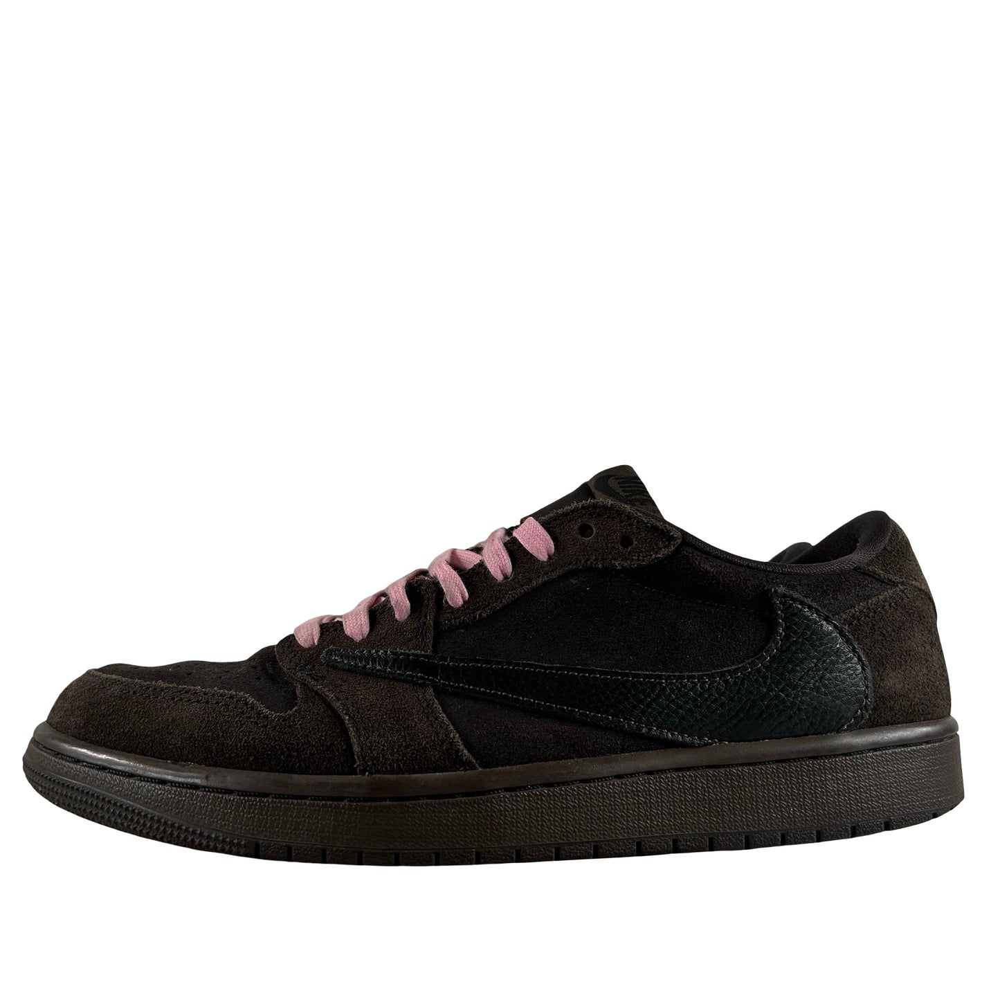 DM7866 202 Jordan 1 Retro Low OG SP Travis Scott Velvet Brown [USED] - 9 M (Used7)