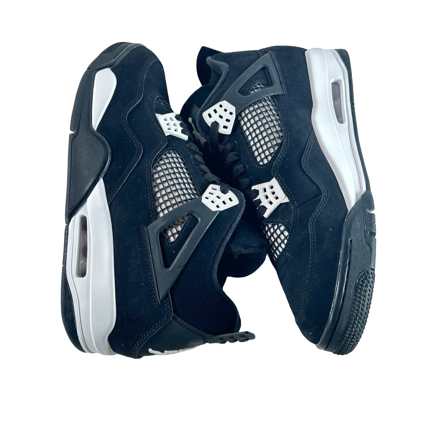 FQ8138 001  Jordan 4 Retro White Thunder [USED] - 13 M (Used3)