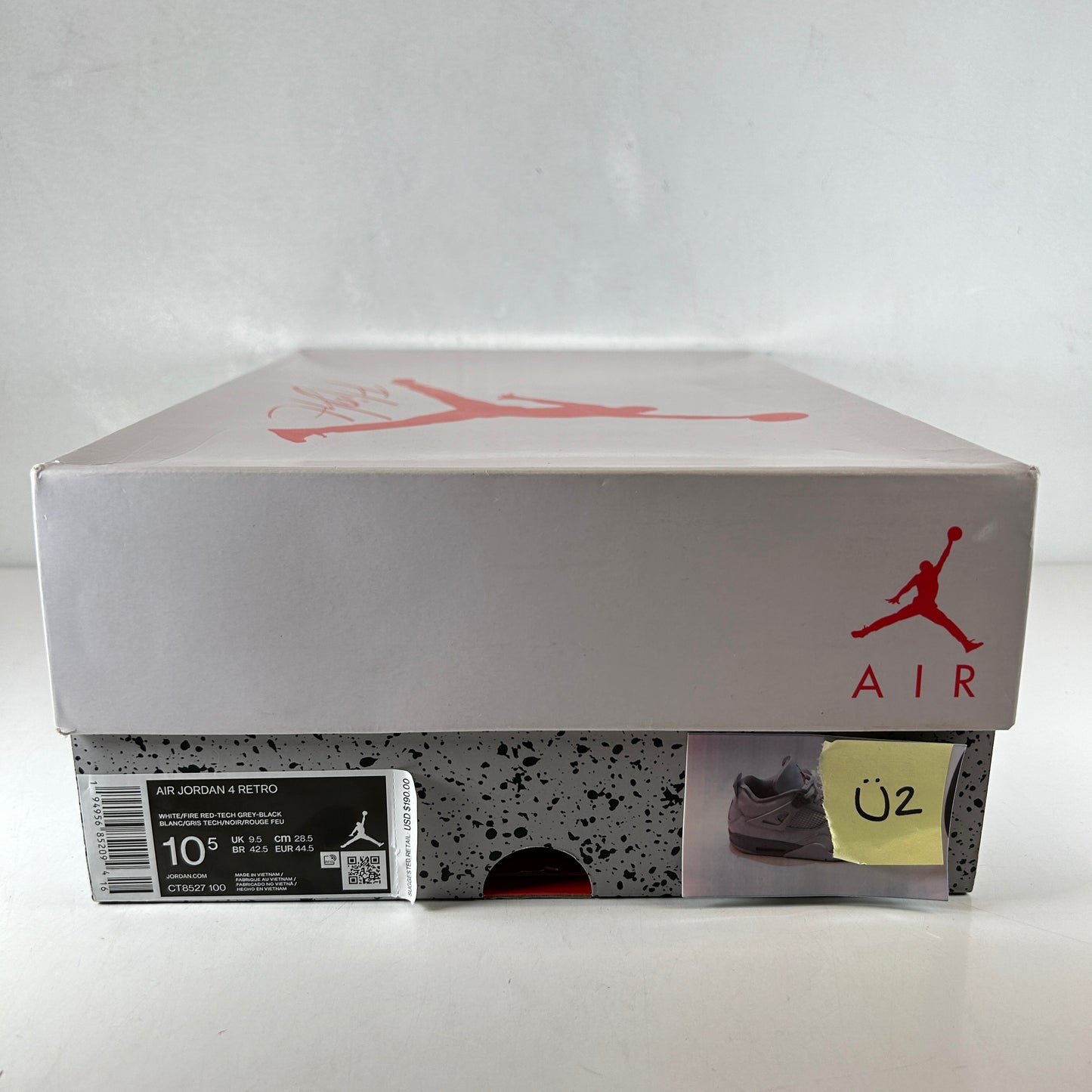 CT8527 100 Jordan 4 Retro White Oreo (2021) [USED] - 10.5 M (Used2)