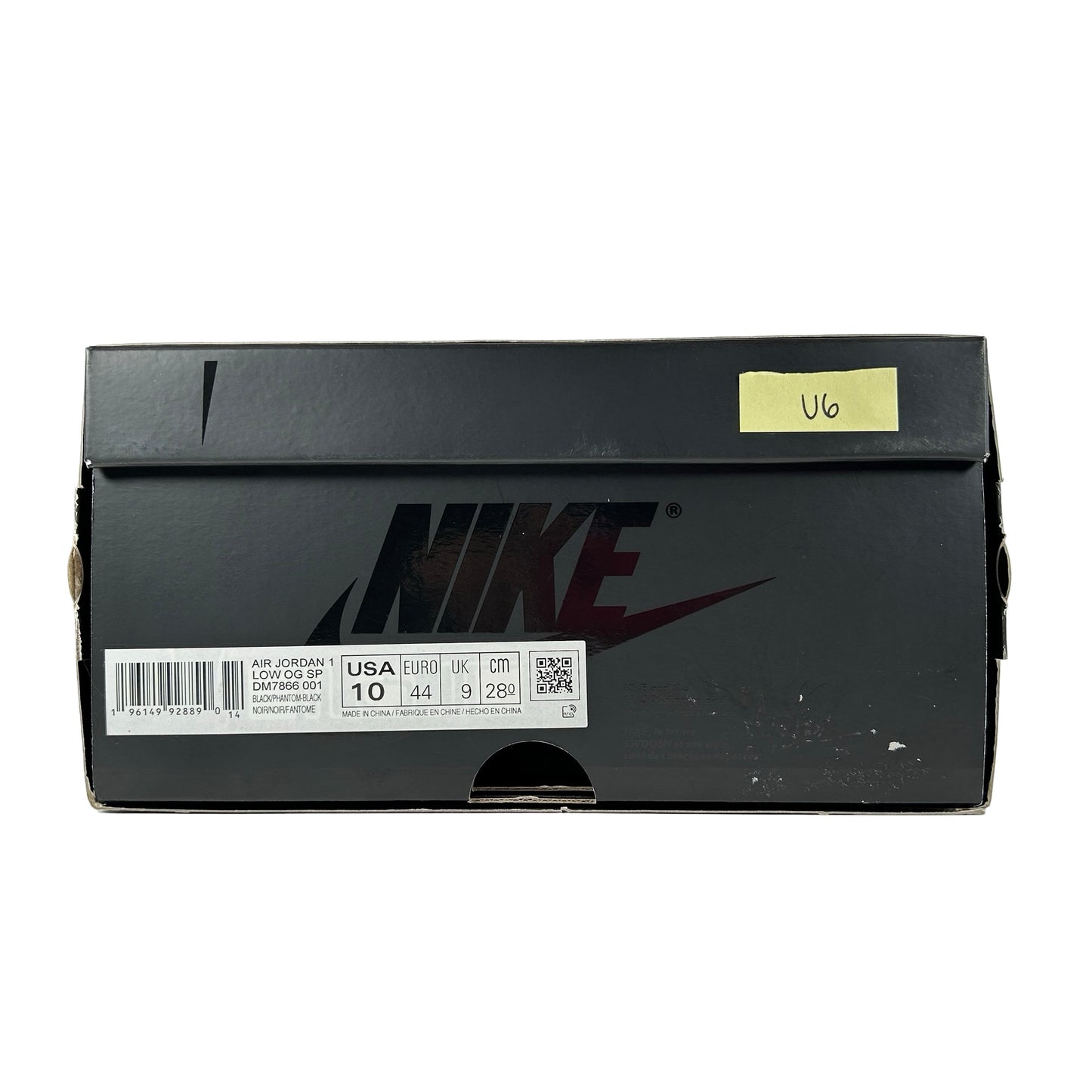 DM7866 001 Jordan 1 Retro Low OG Travis Scott Black Phantom [USED] - 10.5 M (Used6)