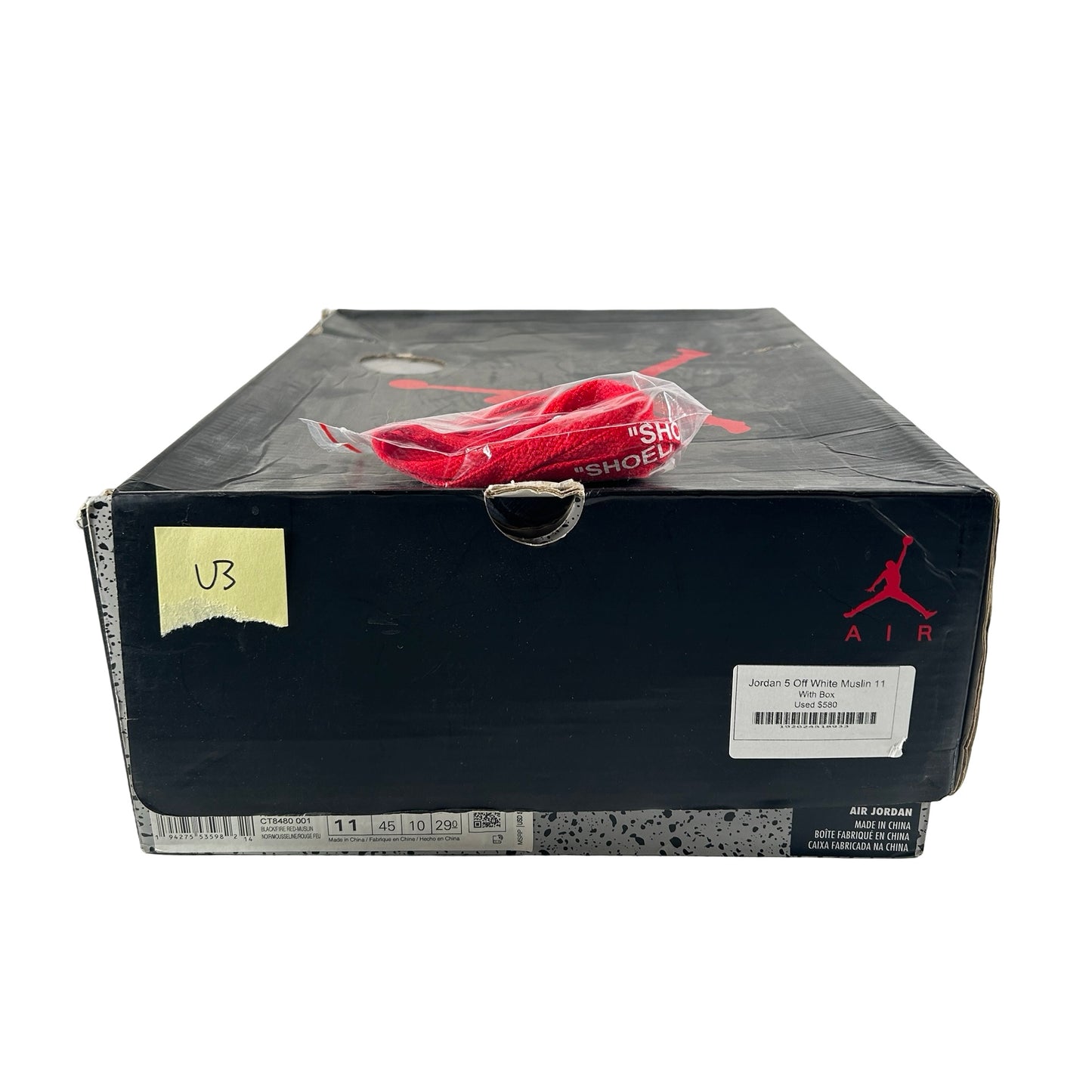 CT8480 001 Jordan 5 Off-White Black [USED] - 11 M (Used3)