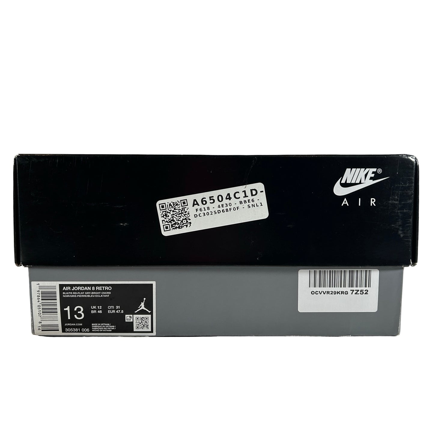 305381 006 Jordan 8 Retro Aqua (2025) [USED] - 13 M (Used)