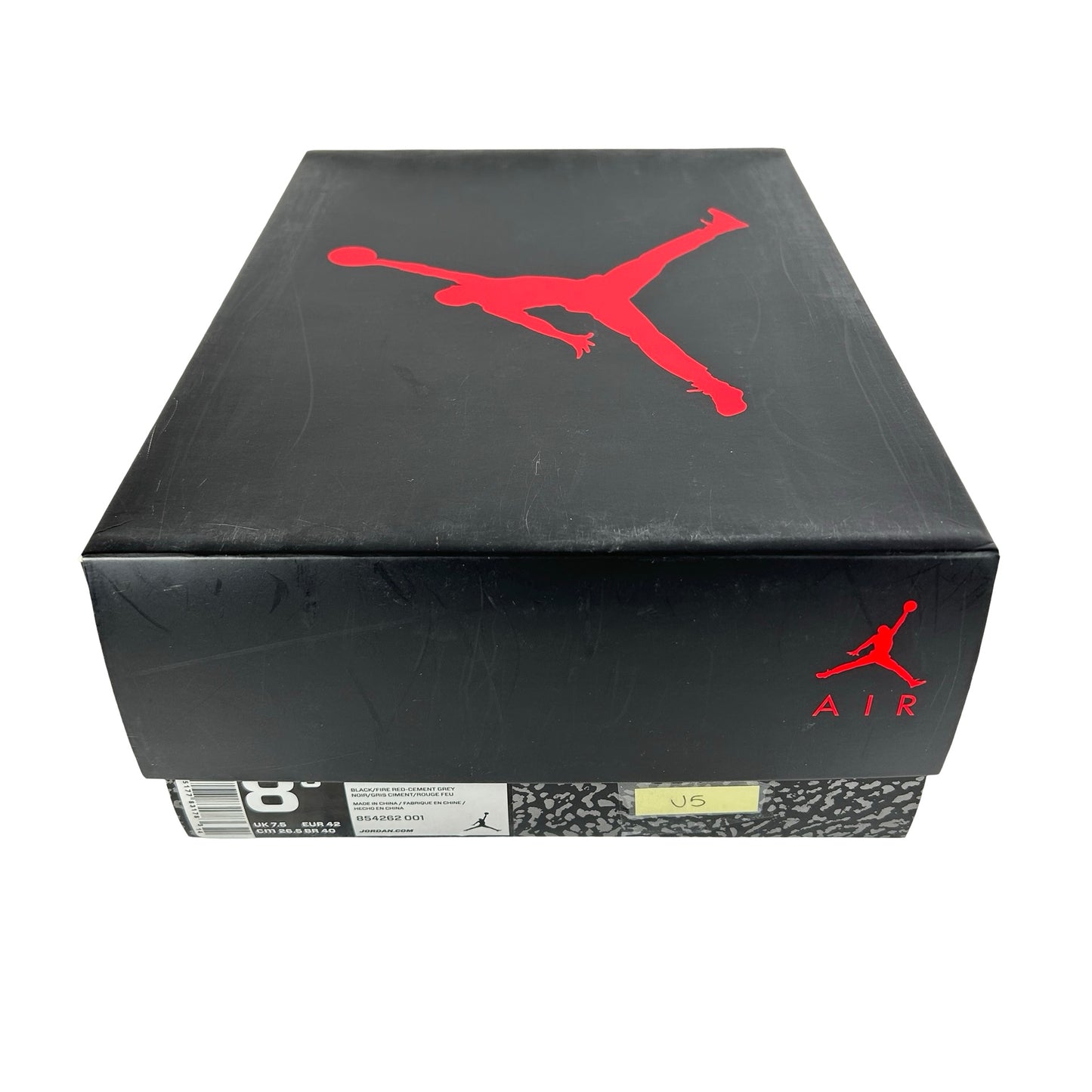 854262 001 Jordan 3 Black Cement 2018 [USED] - 8.5 M (Used5)