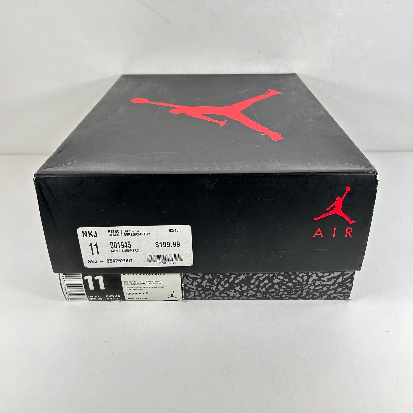 136064 116 Jordan 3 Retro Hall of Fame [USED] - 11 M (Used)