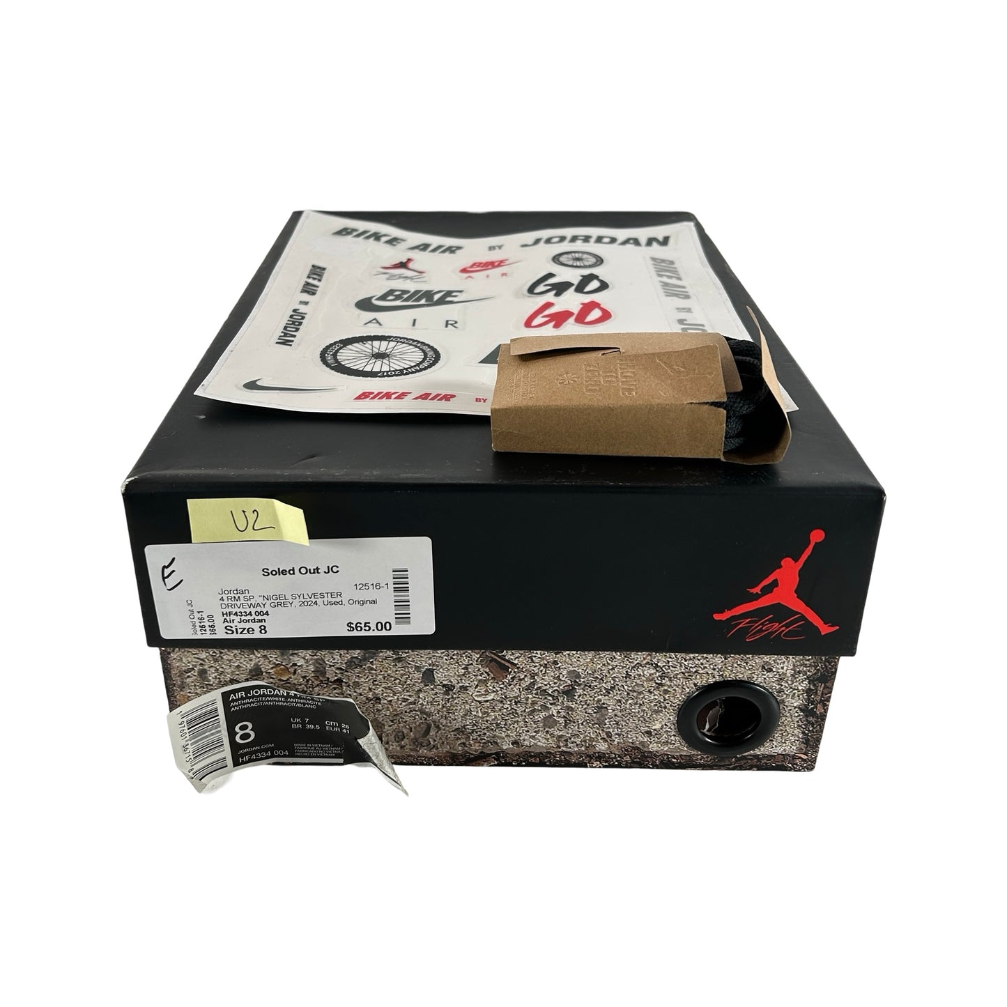 HF4334 004 Jordan 4 RM SP Nigel Sylvester Driveway Grey [USED] - 8 M (Used2)