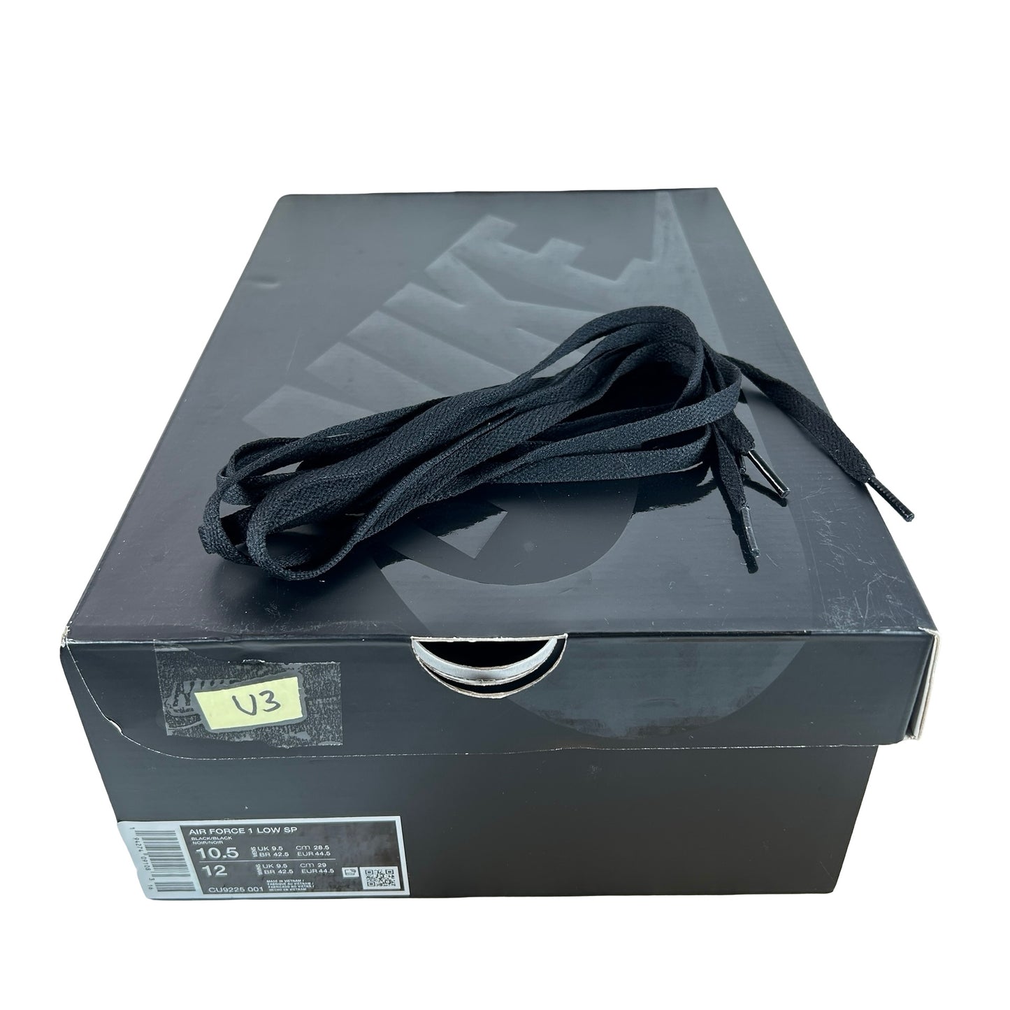 CU9225 001 Air Force 1 Low Supreme Black [USED] - 10.5 M (Used3)