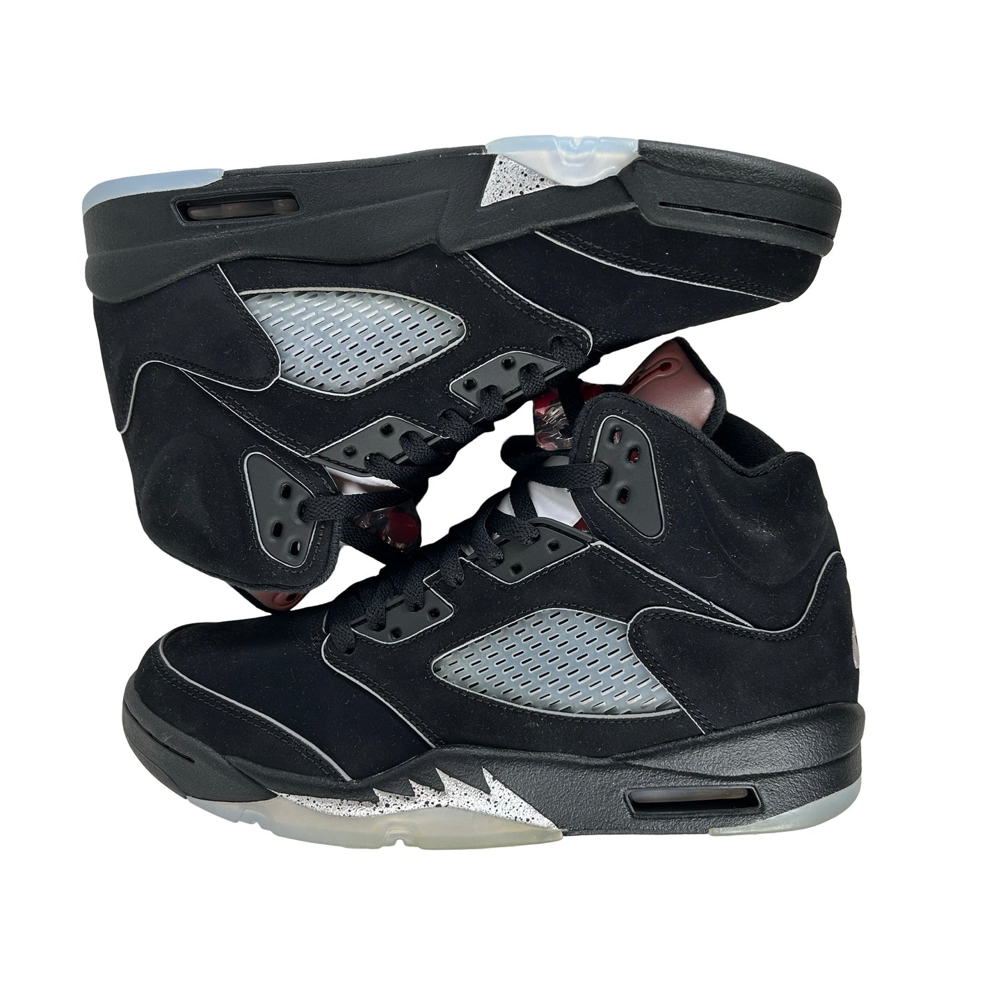 HF3975 001 Jordan 5 Retro OG Black Metallic Reimagined - 8 M (Yellowing)