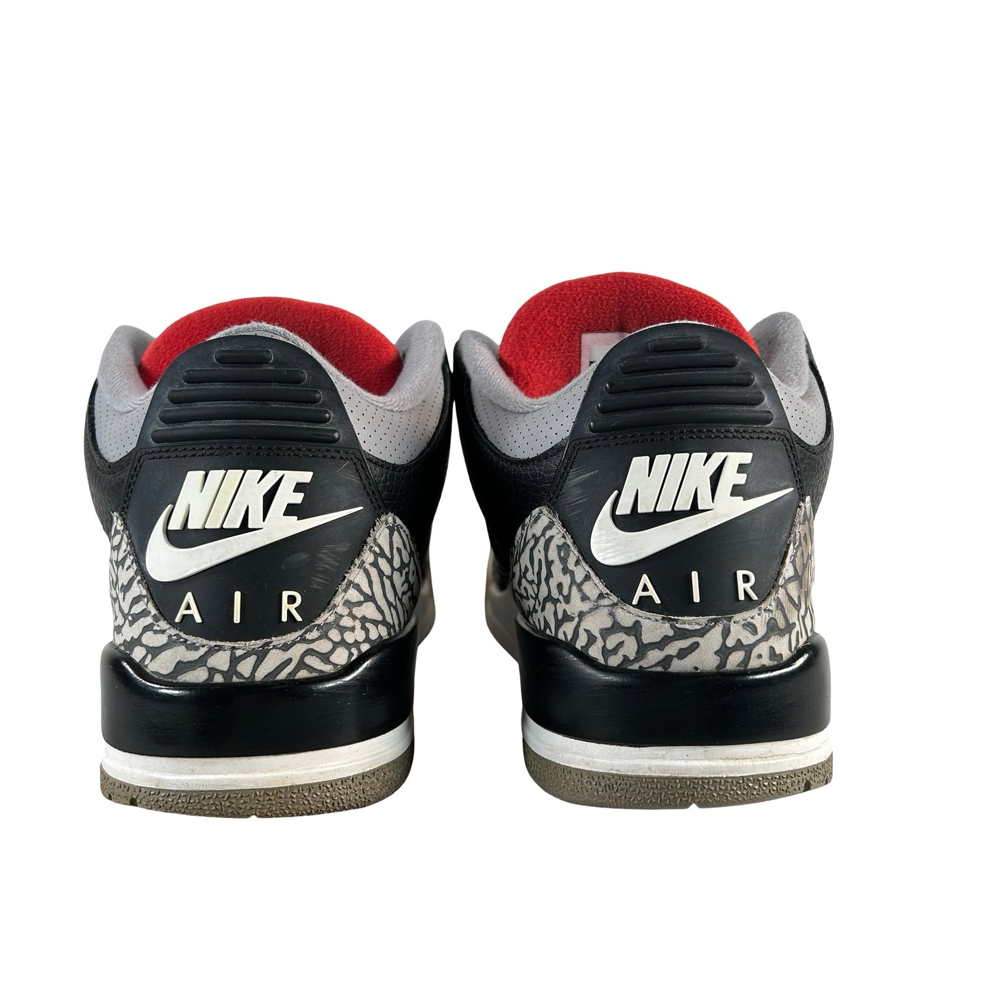 854262 001 Jordan 3 Black Cement 2018 [USED] - 10.5 M (Used5) (No Box5)