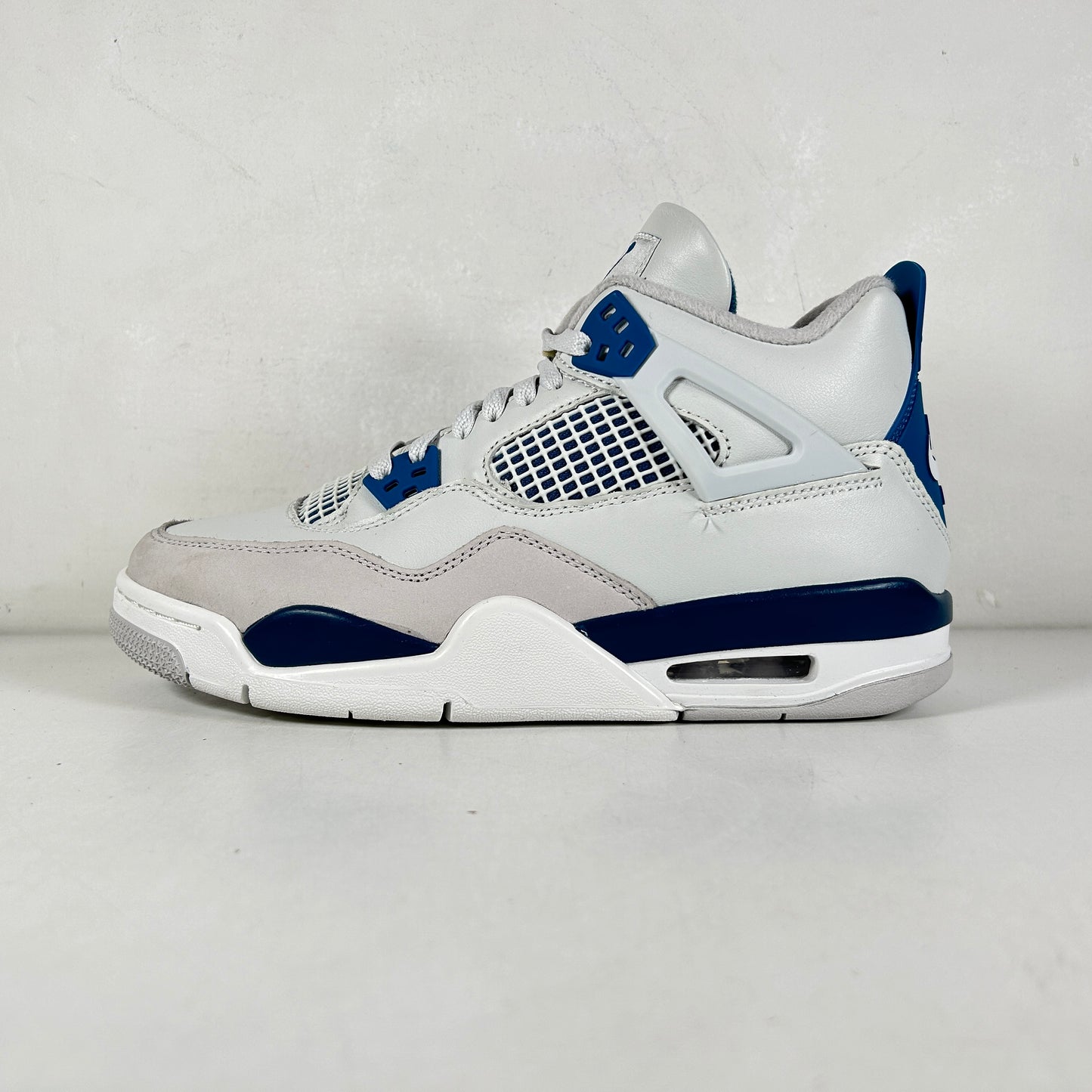 HF4281 141 Jordan 4 Retro Military Blue (2024) (GS) [USED] - 7 Y (Used) (No Box)