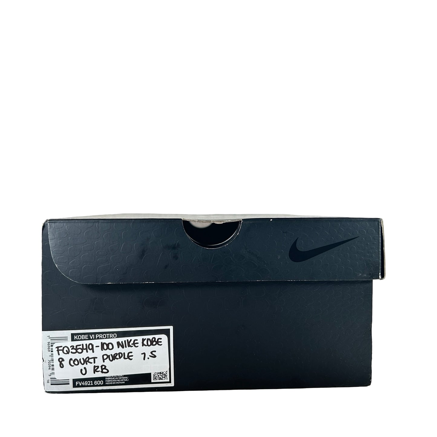 FQ3549 100 Nike Kobe 8 Protro Court Purple [USED] - 7.5 M (Used) (Replace Box)