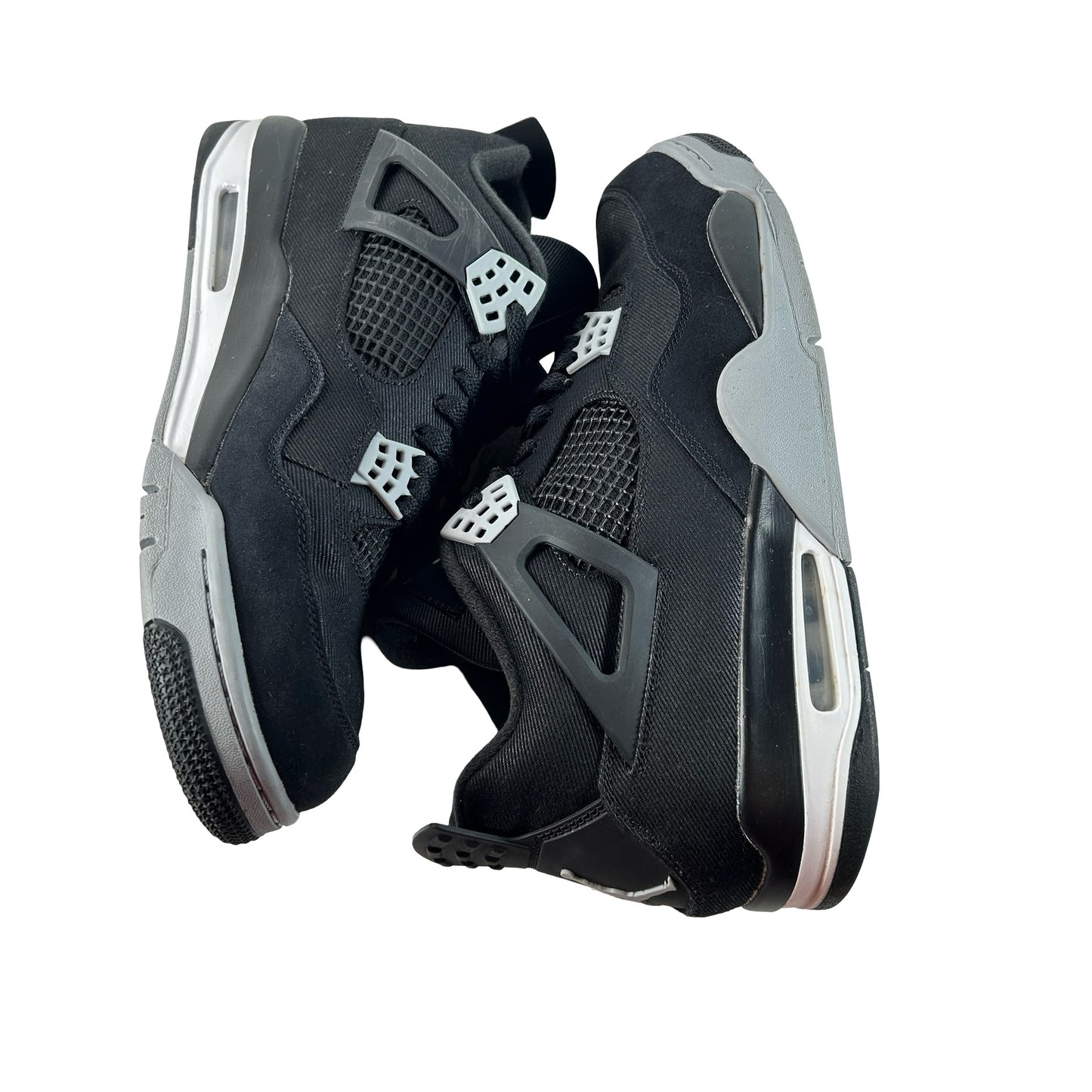 DH7138 006 Jordan 4 Retro SE Black Canvas [USED] - 12 M (Used4)