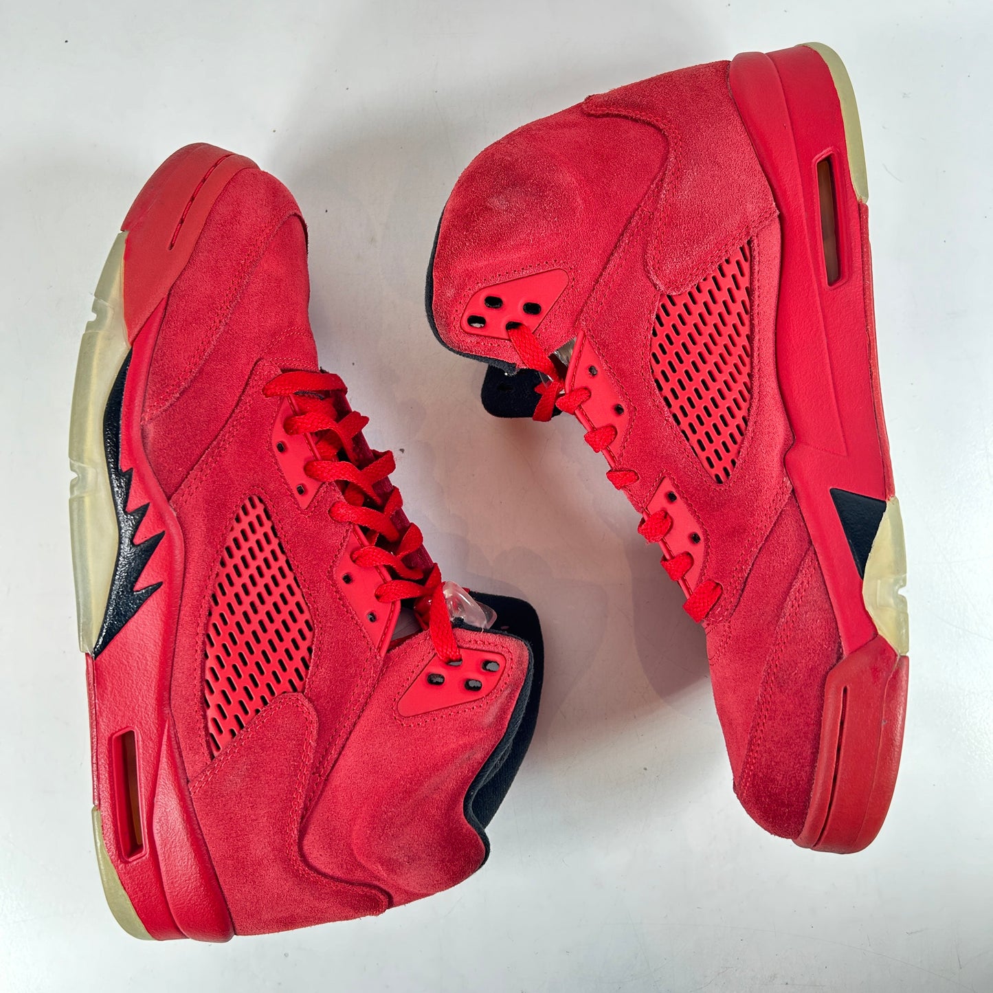 136027 602 Jordan 5 Retro Red Suede [USED] - 10.5 M (Used) (No Box)