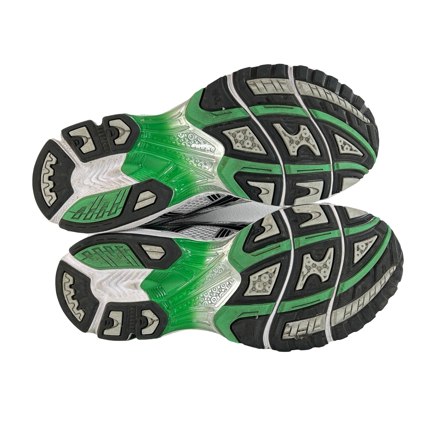 1201A019 110 ASICS Gel-Kayano 14 White Malachite Green [USED] - 9 M (Used) (No Box2)