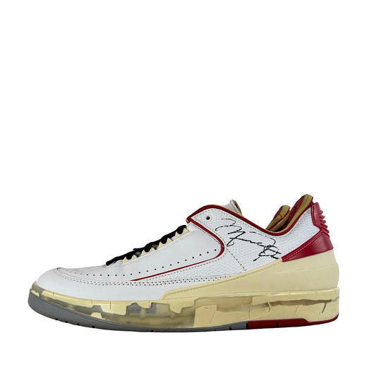 DJ4375 106 Jordan 2 Retro Low SP Off-White White Red [USED] - 10 M (Used4)