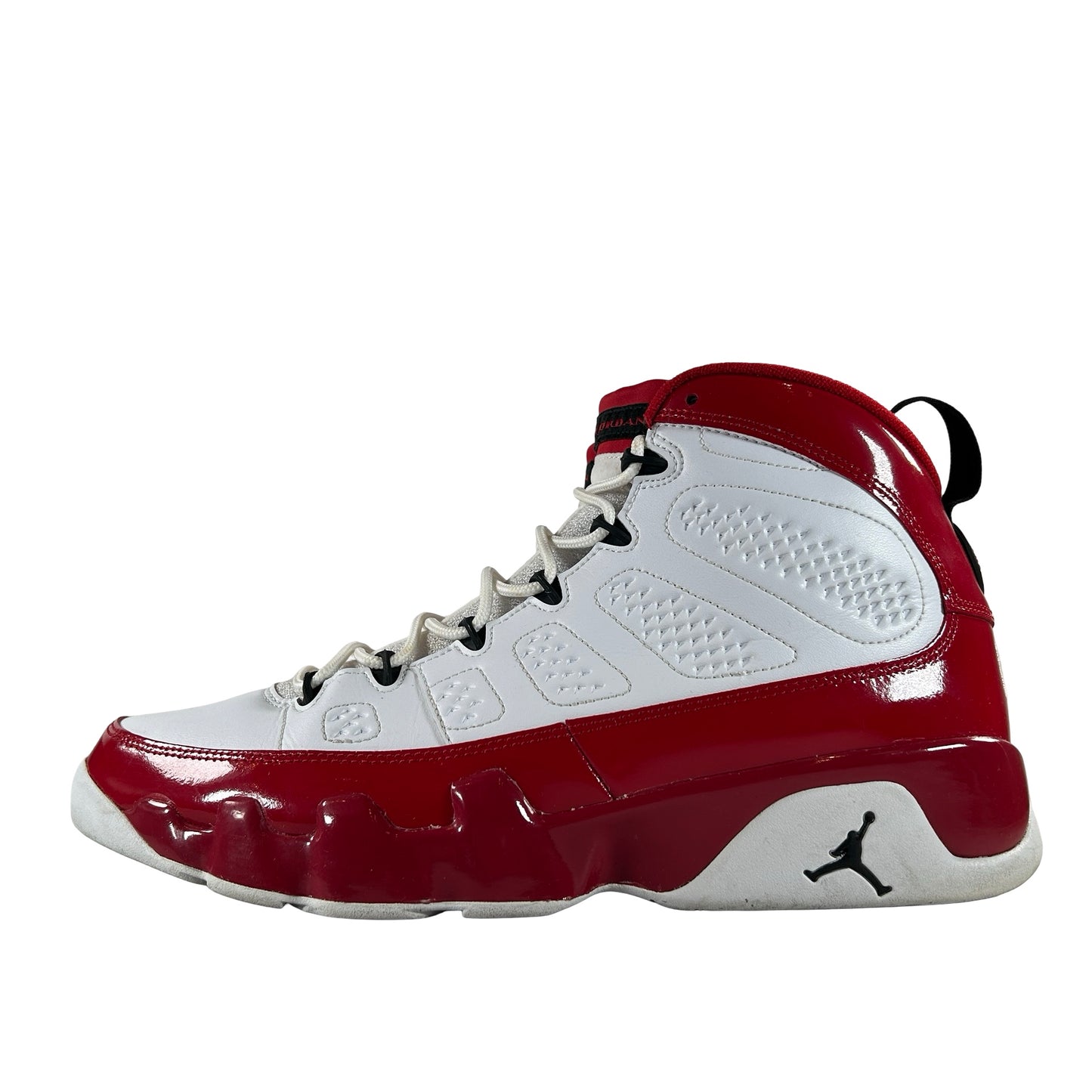302370 160 Jordan 9 Retro White Gym Red [USED] - 12 M (Used)