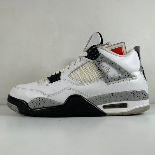 840606 192 Jordan 4 White Cement [USED] - 9 M (Used)