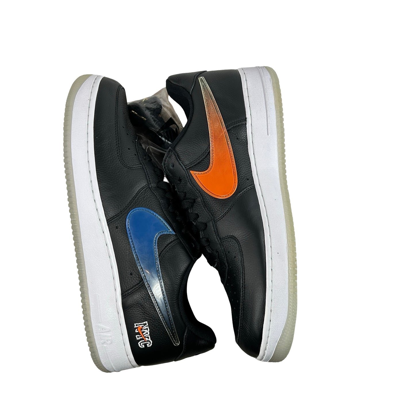 CZ7928 001 Nike Air Force 1 Low Kith Knicks Away Black [CONDITIONAL] - 15 M (Yellowing Soles) (No Box)