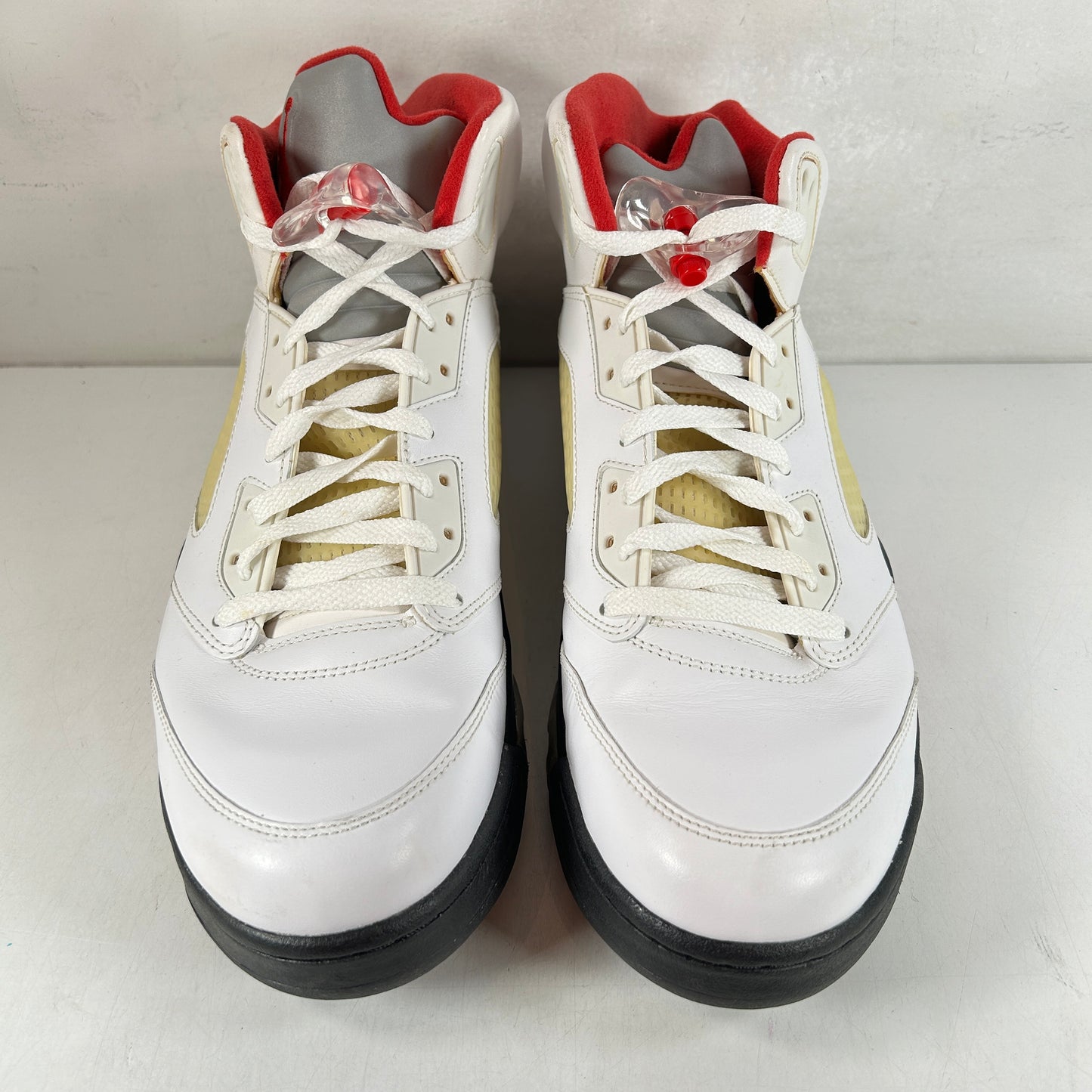 136027 100 Jordan 5 Retro Fire Red (2013) [USED] - 13 (Used) (No Box)